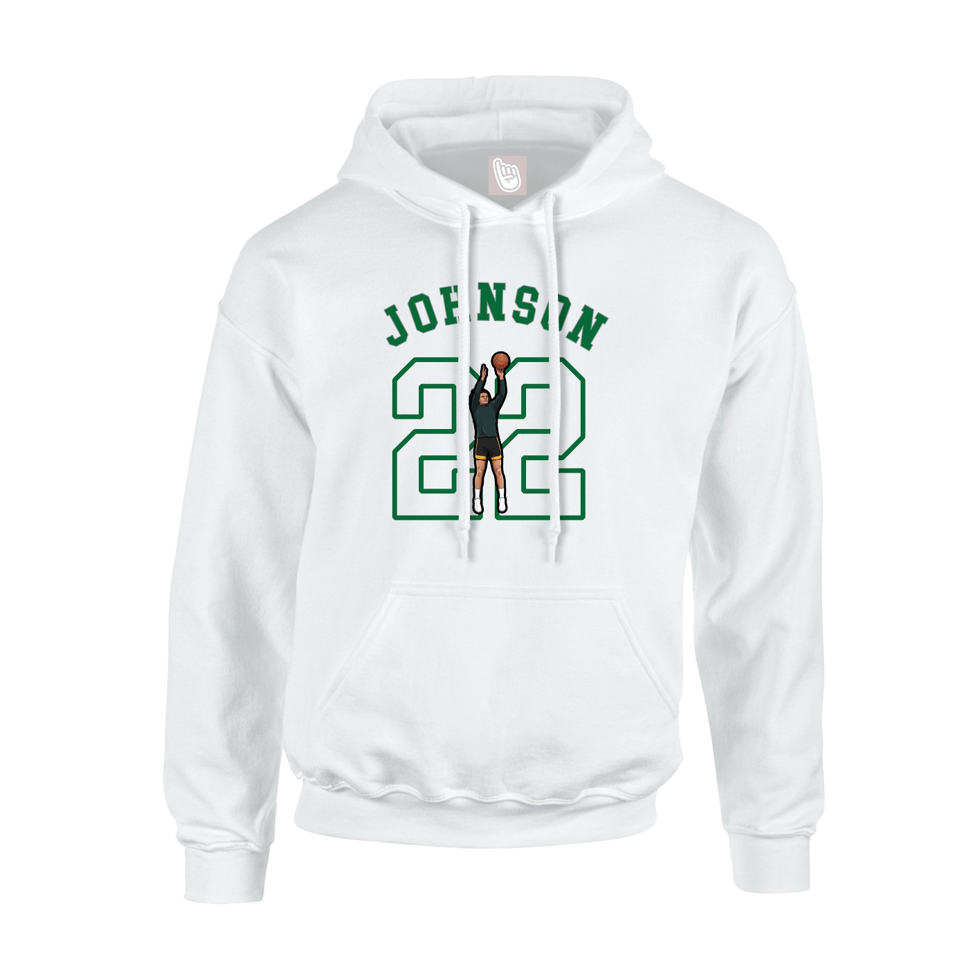 Hoodie — Shirsey Arch in White
