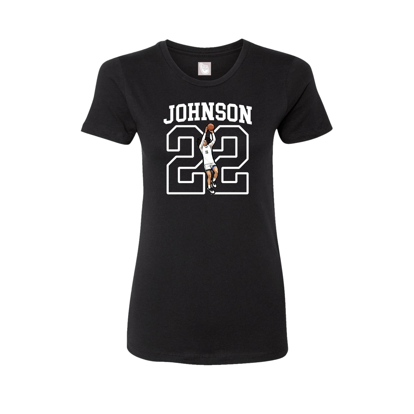 Fitted Women's Tee — Shirsey in Black