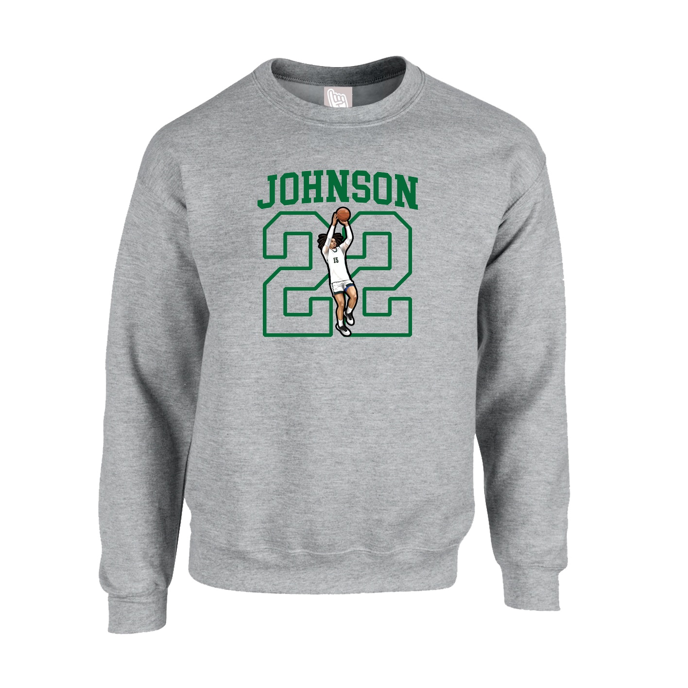 Fleece Crew — Shirsey in Grey