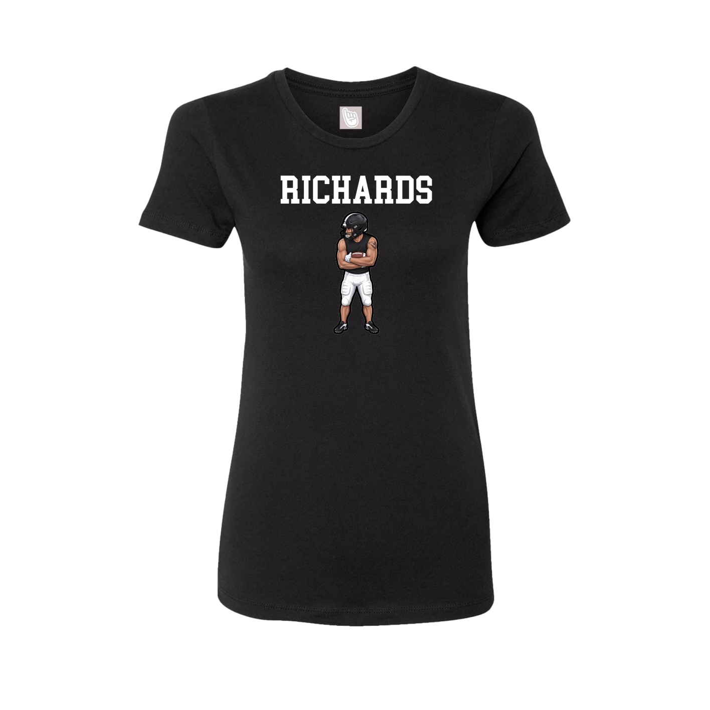 Fitted Women's Tee — Shirsey in Black