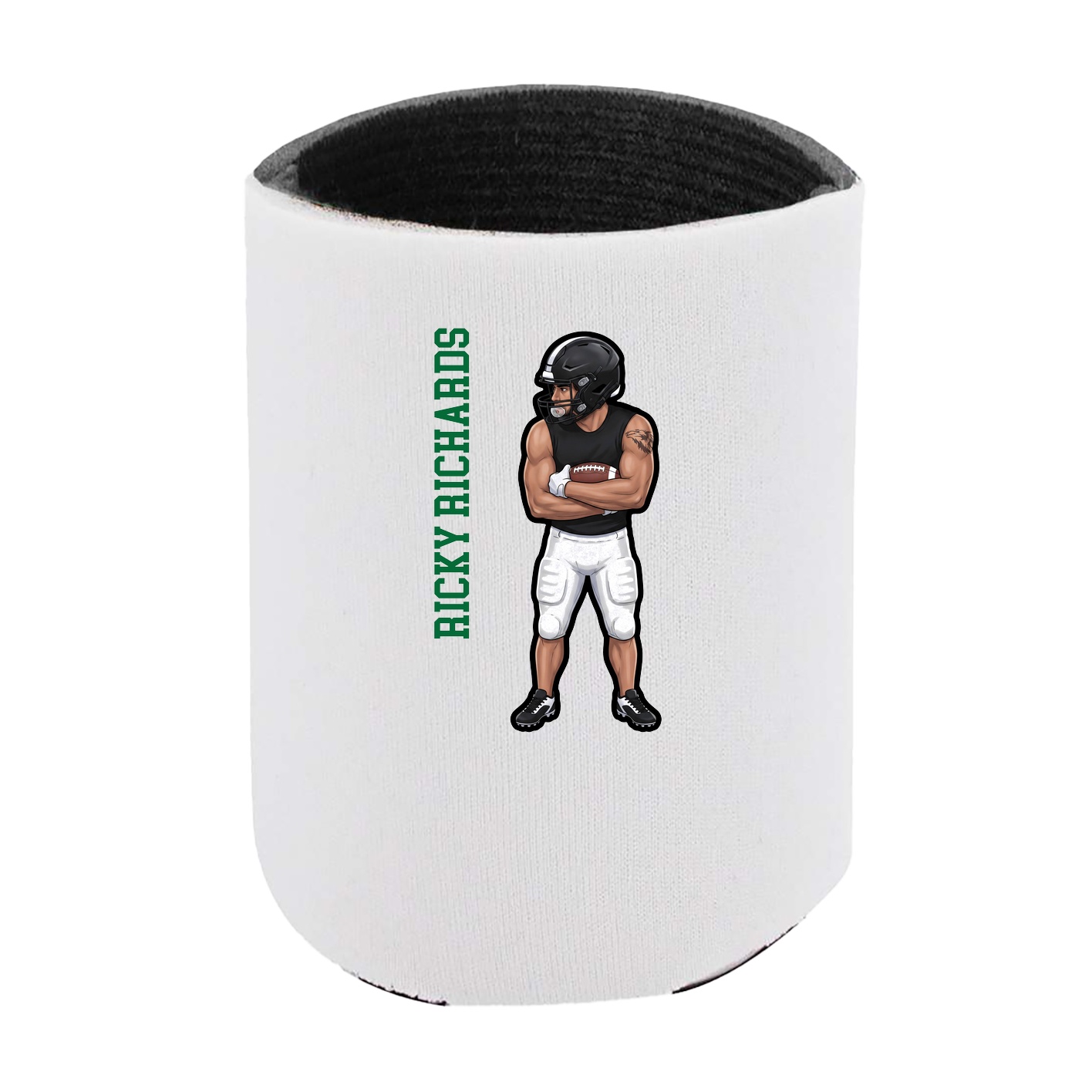 Can Holder — Name Vertical in White