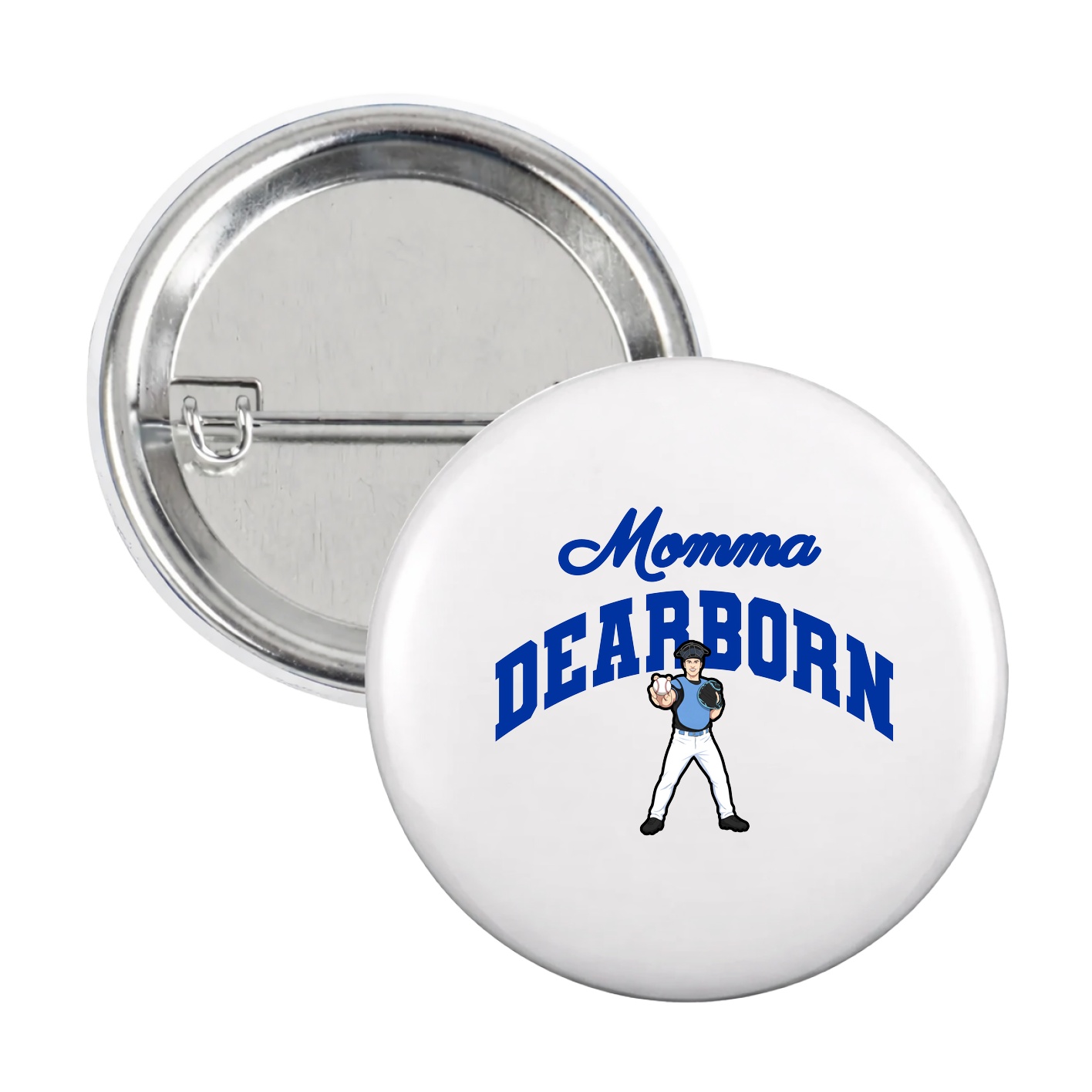 Game Day Button — Mothers Day Arch in White