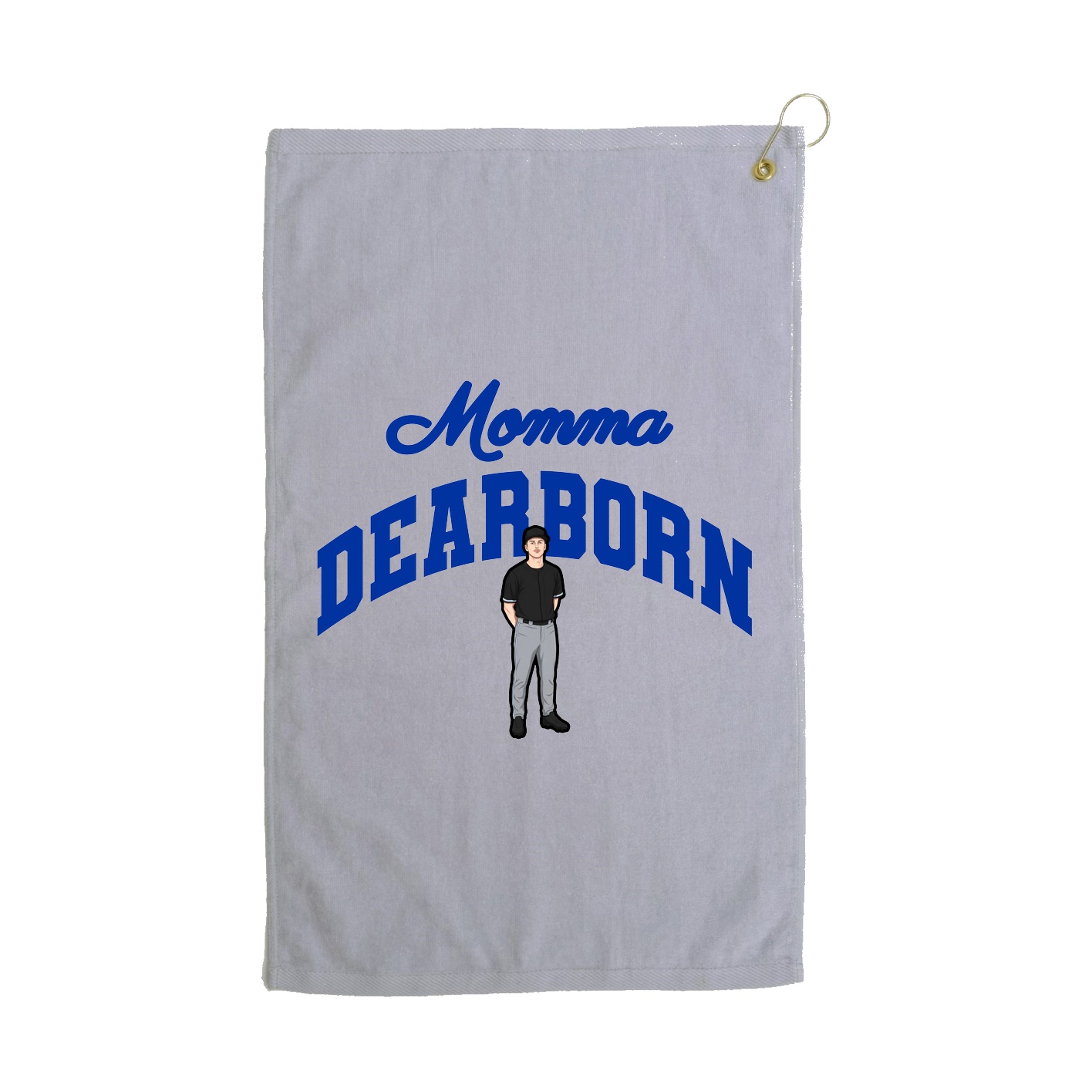 Golf Towel — Mothers Day Arch in Grey