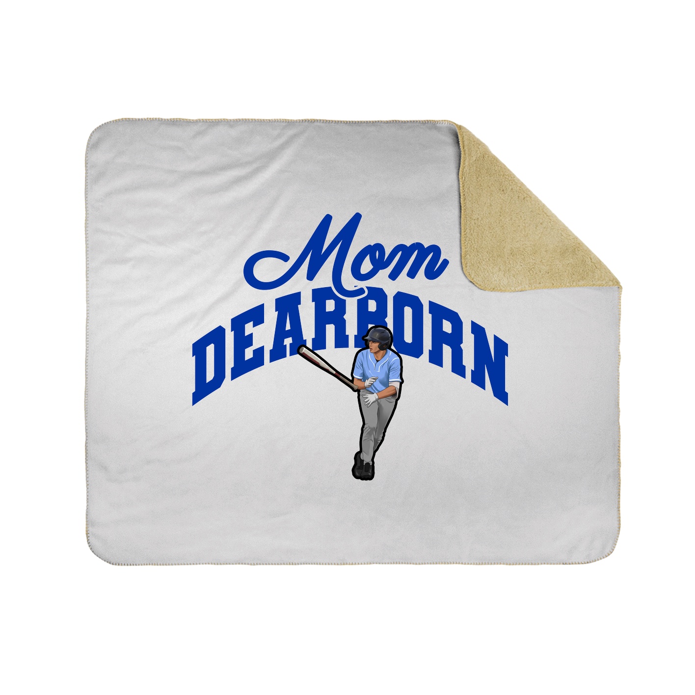 Throw Blanket — Mothers Day Arch in White