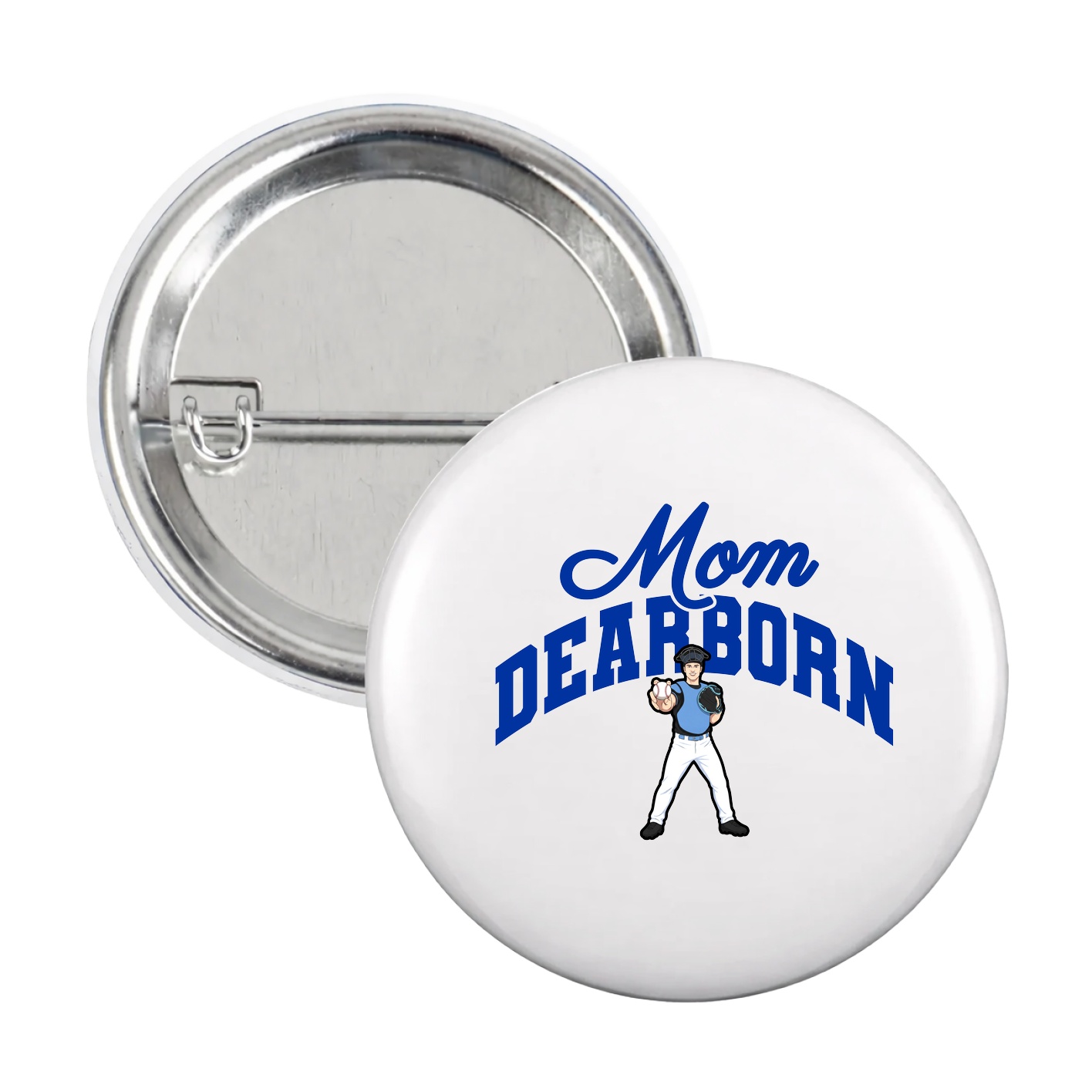Game Day Button — Mothers Day Arch in White