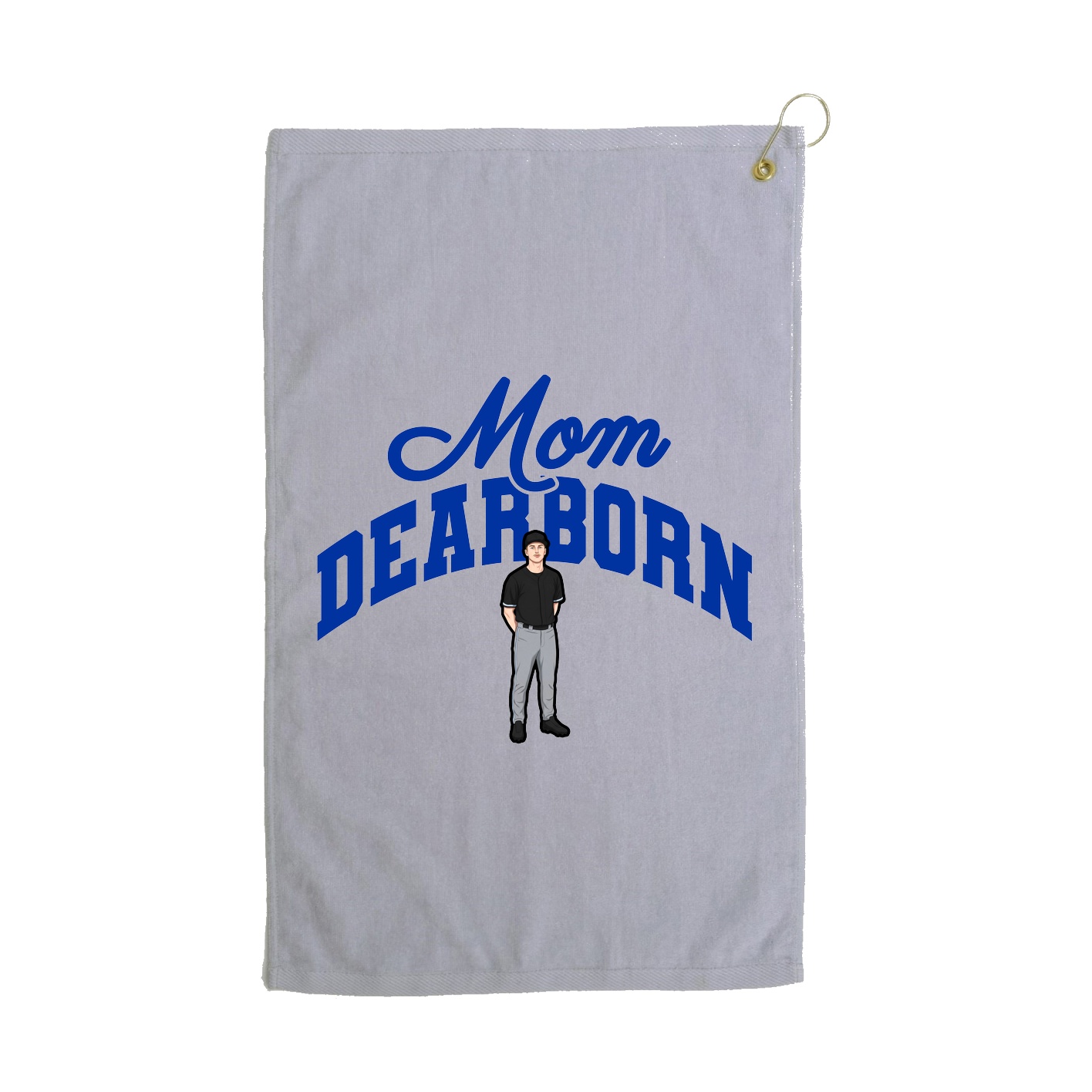 Golf Towel — Mothers Day Arch in Grey