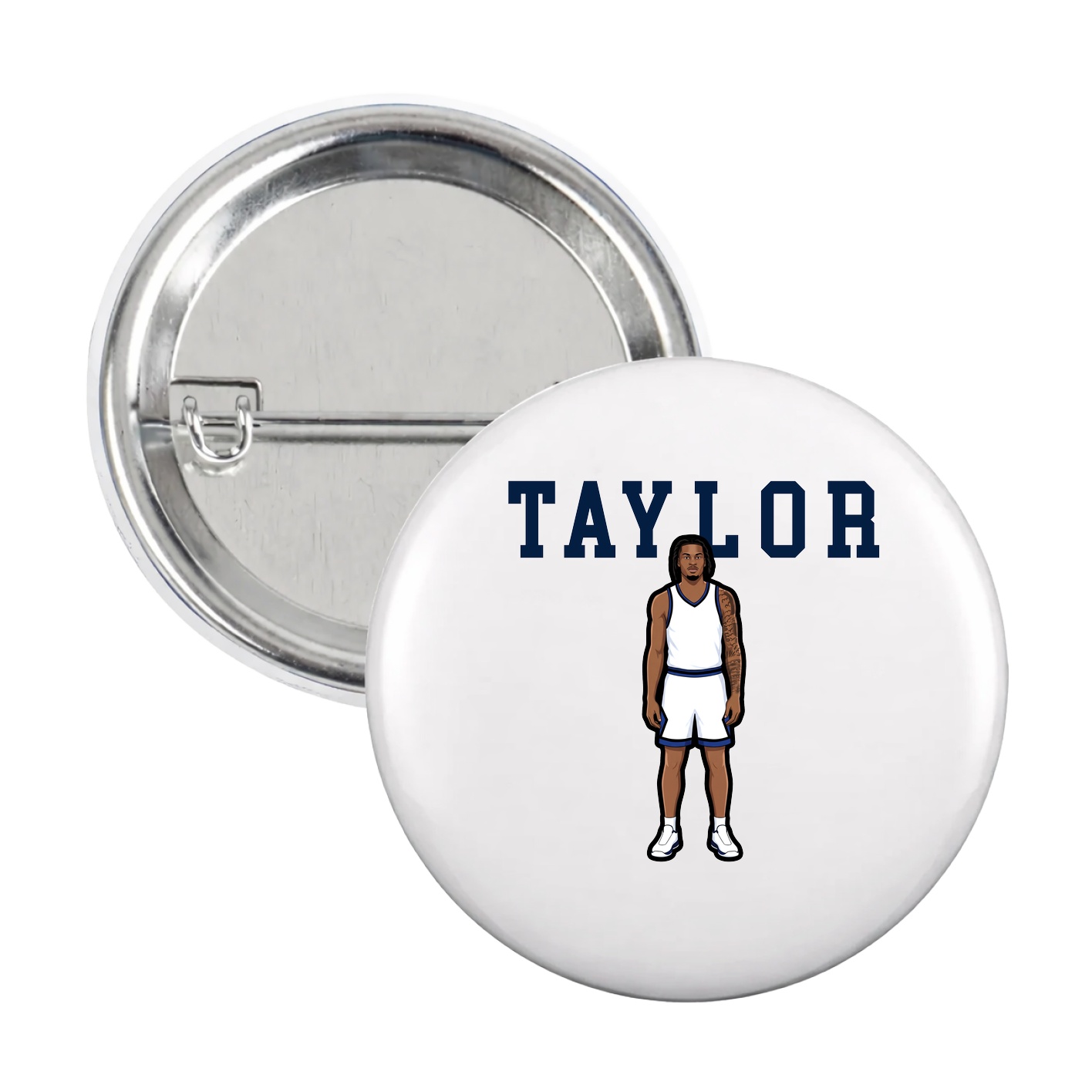 Game Day Button — Shirsey in White