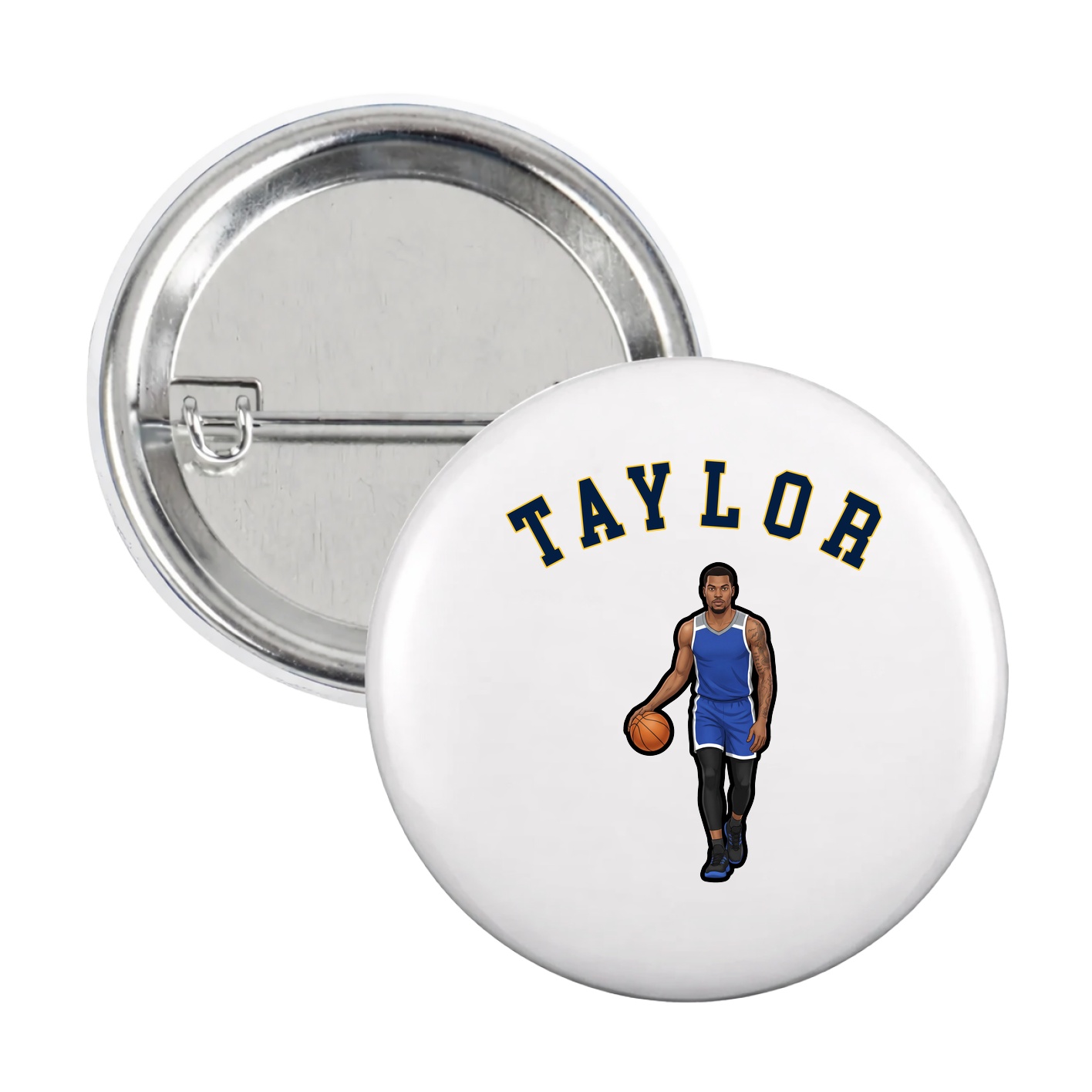Game Day Button — Shirsey Arch in White