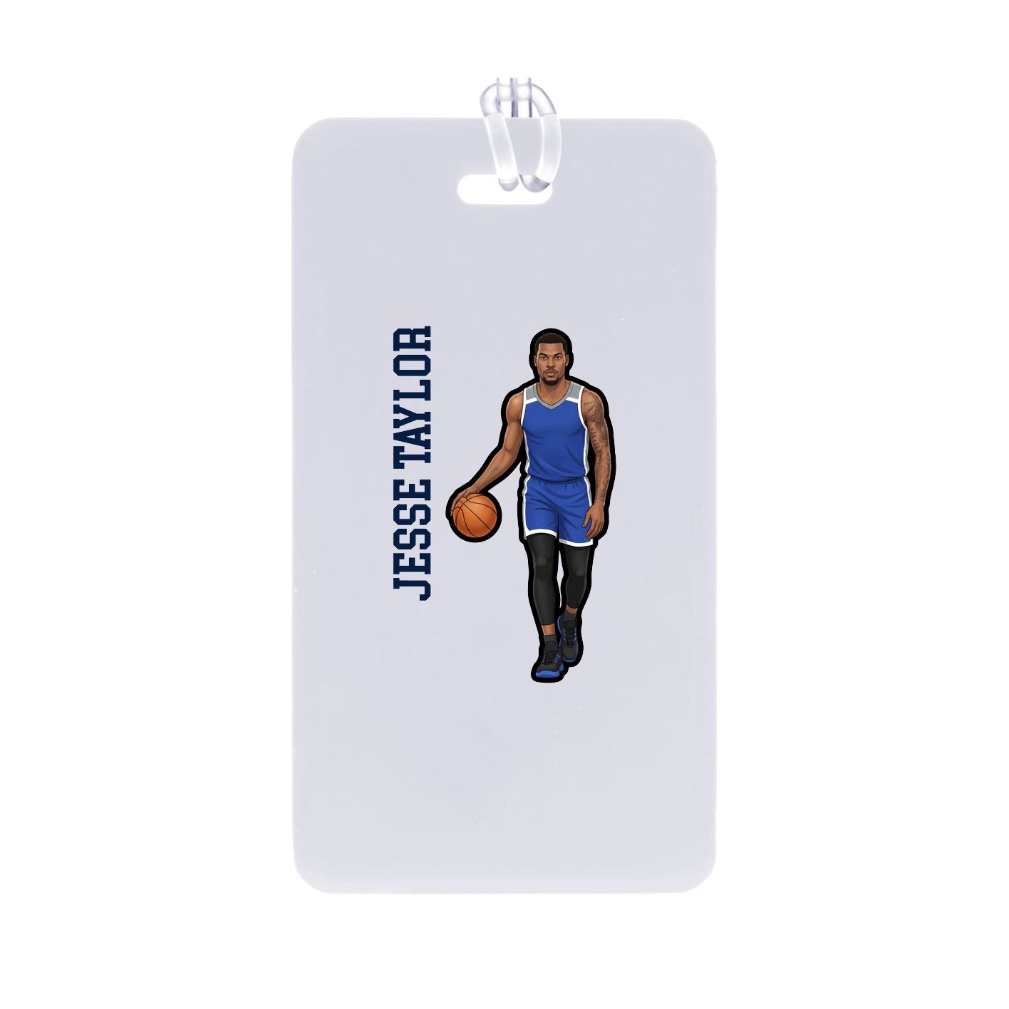 Bag Tag — Name Vertical in Classic