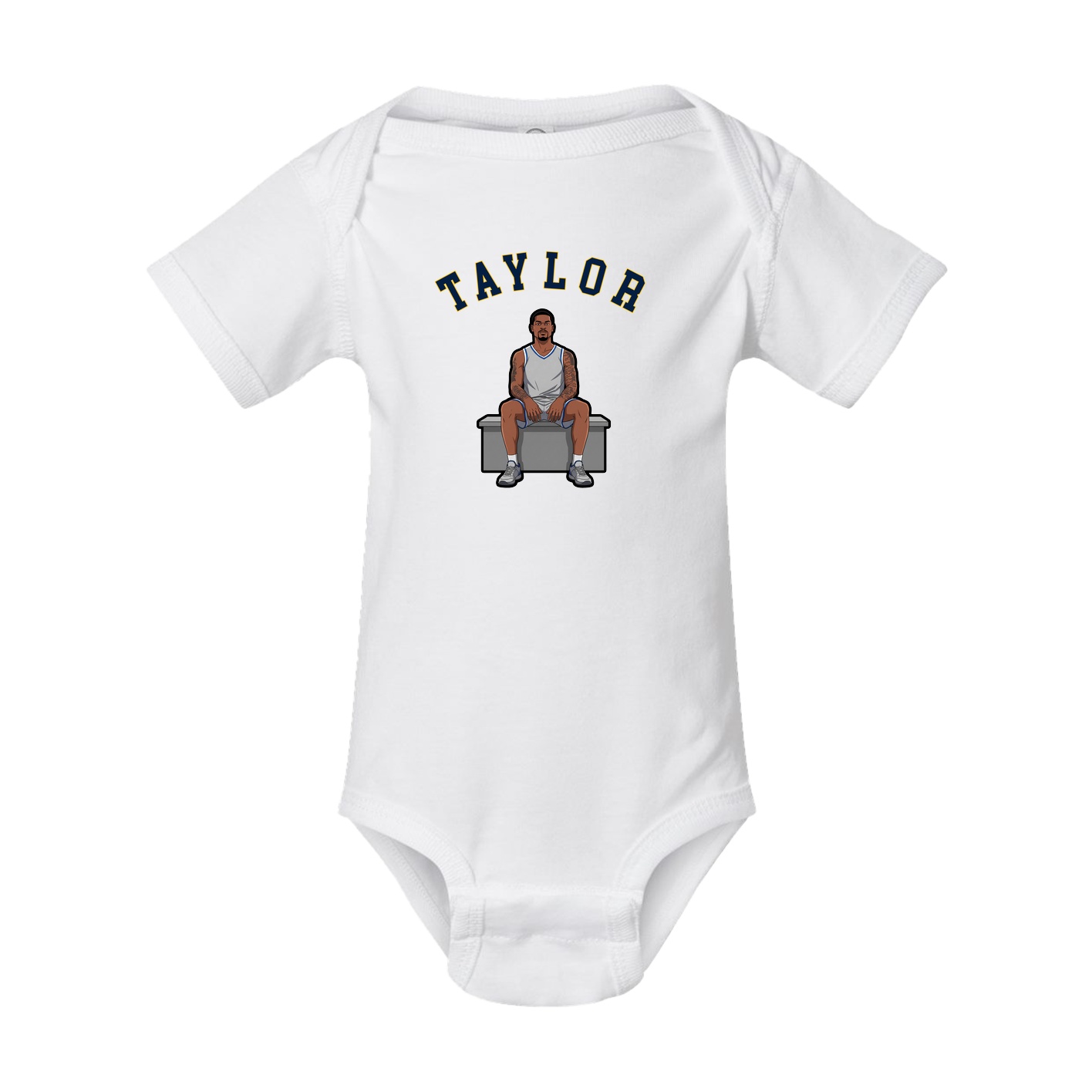 Baby Onesie — Shirsey Arch in White