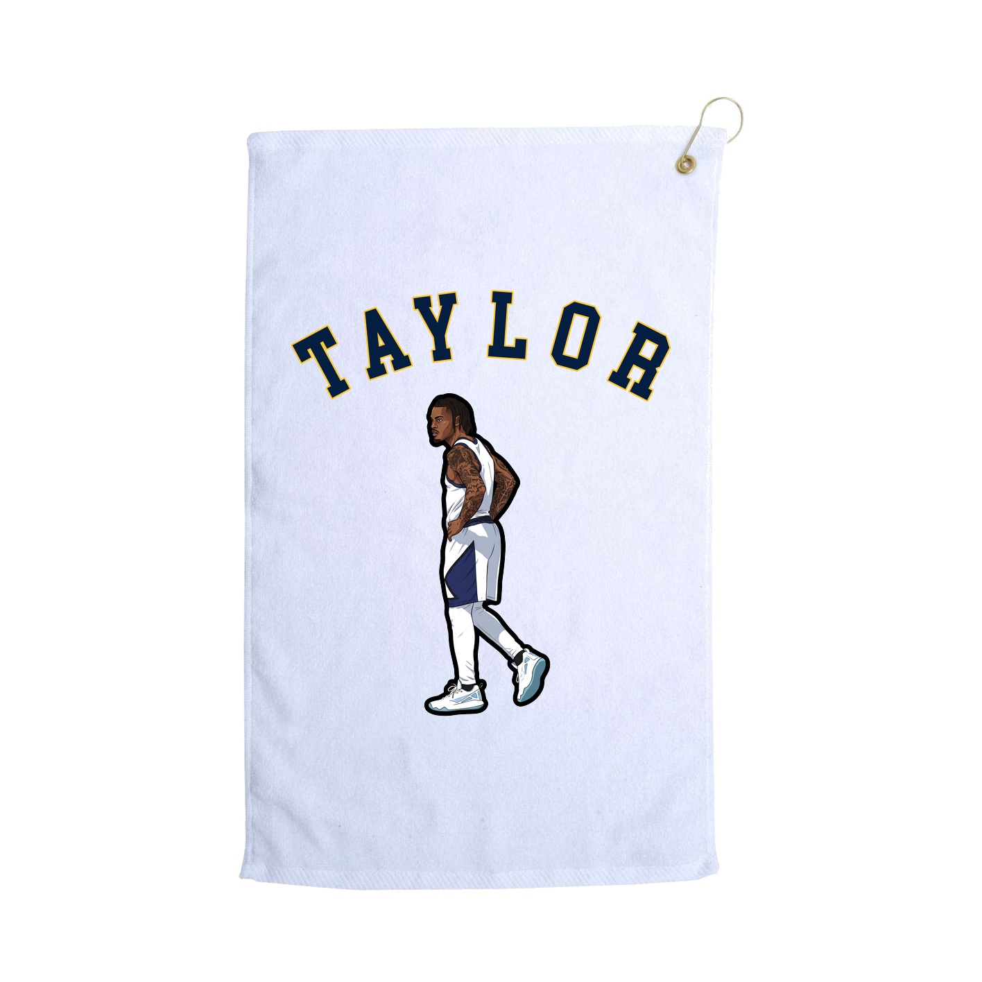 Golf Towel — Shirsey Arch in White