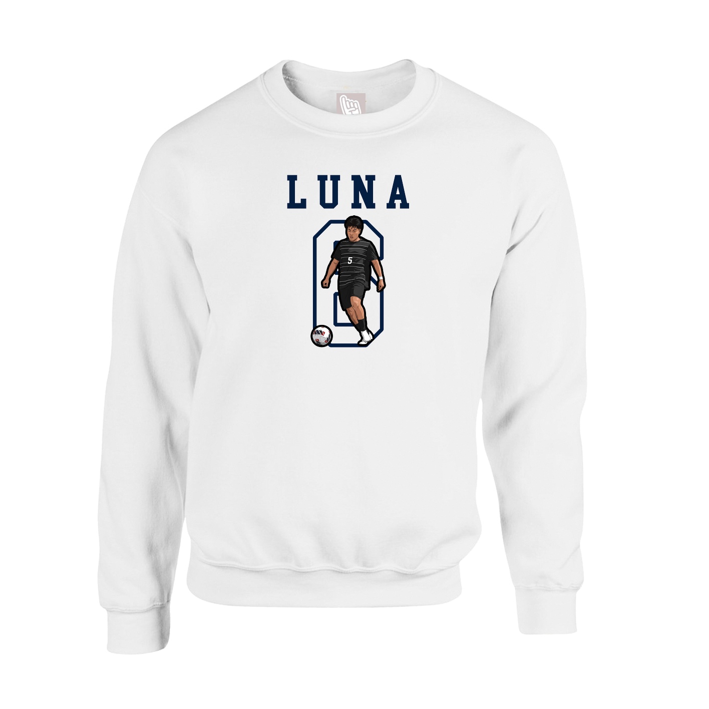 Fleece Crew — Shirsey in White