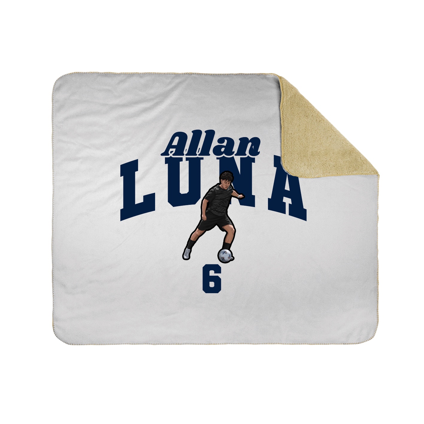 Throw Blanket — Signature Arch in White