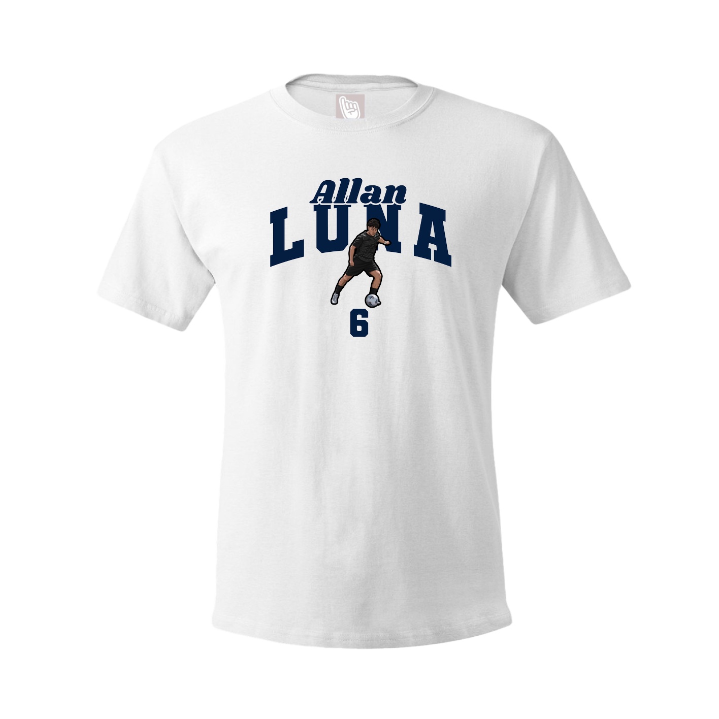 Youth Tee — Signature Arch in White