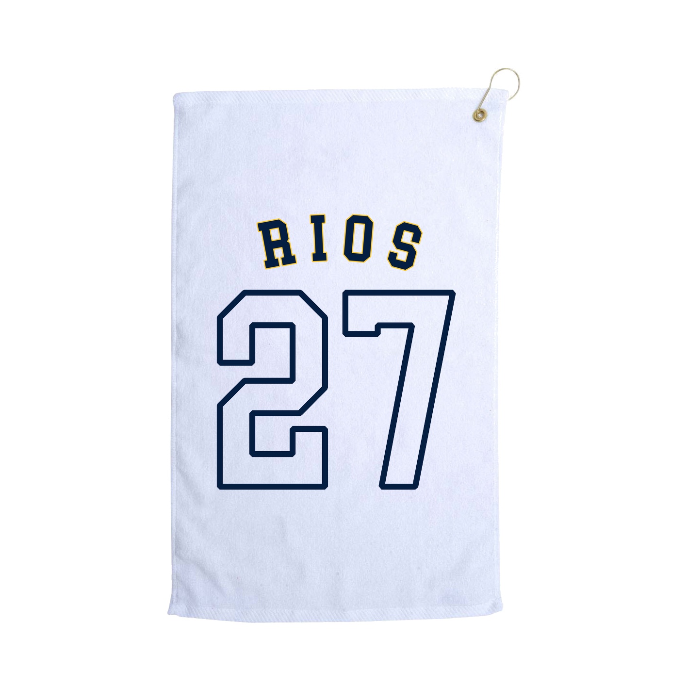 Golf Towel — Shirsey Arch in White