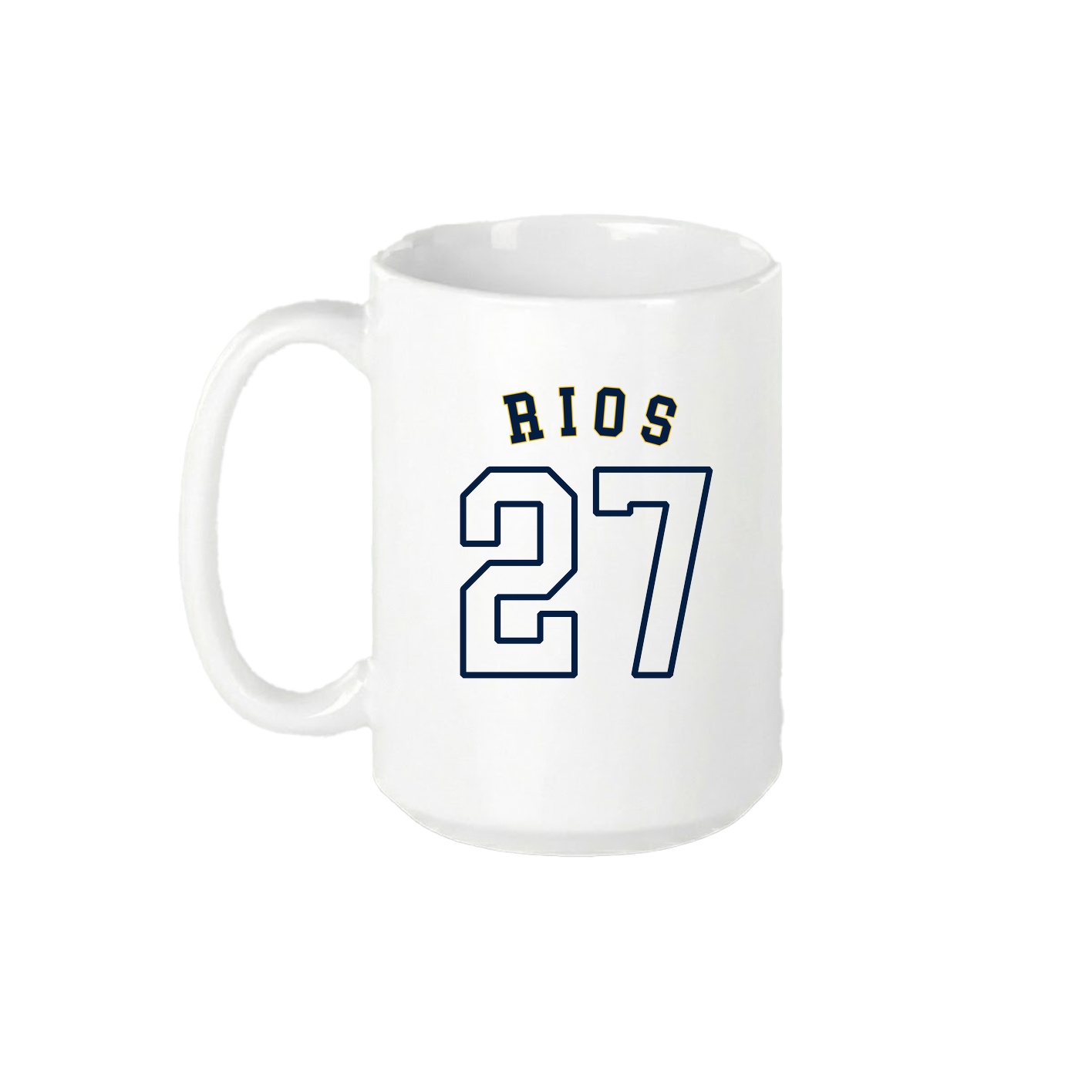 15oz Coffee Mug — Shirsey Arch in White