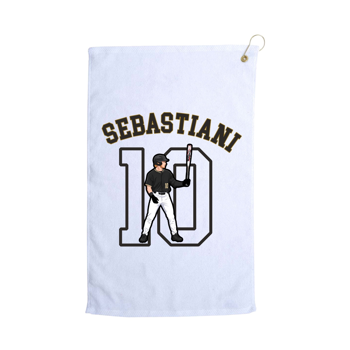 Golf Towel — Shirsey Arch in White