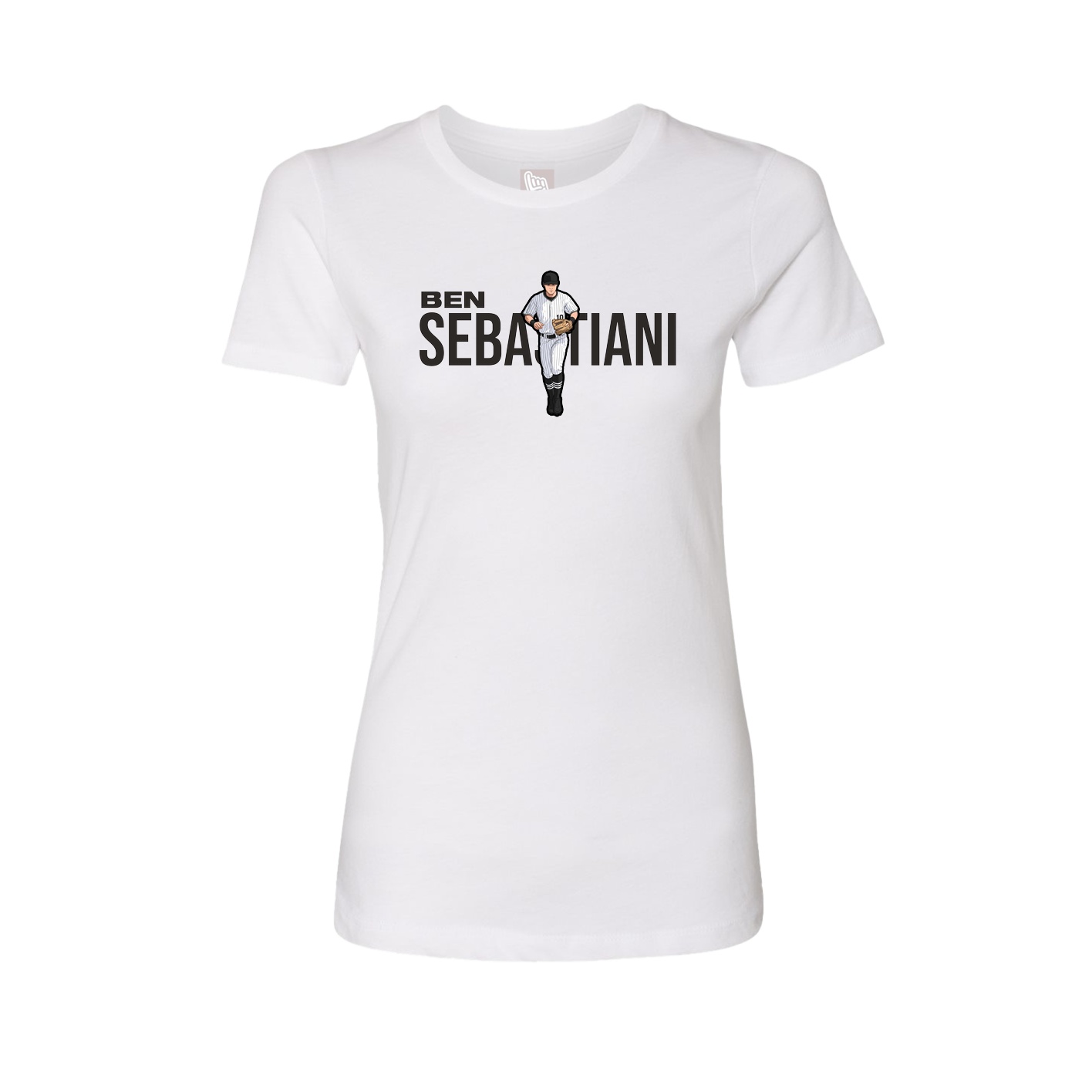 Womens Tee — Player Name in White