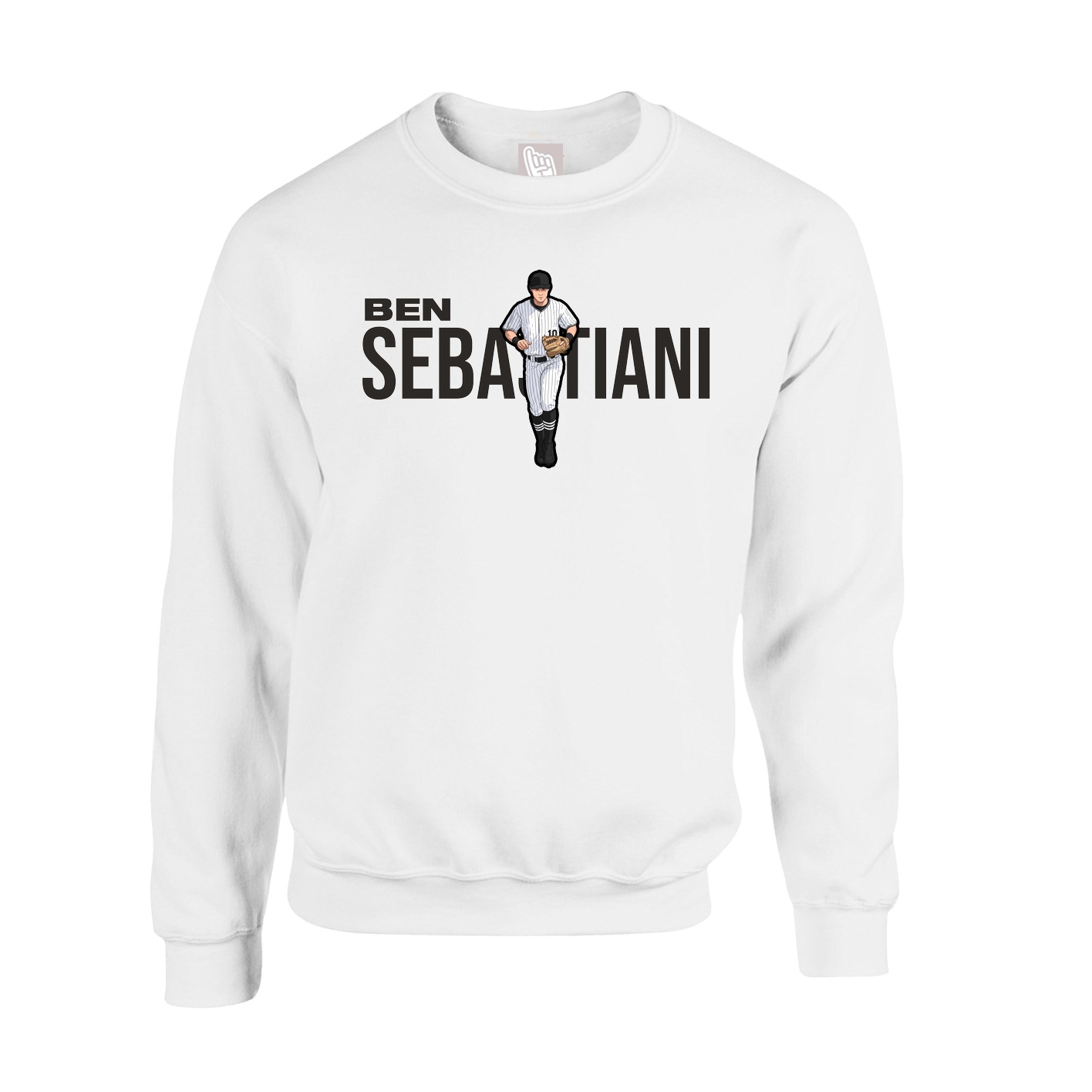 Fleece Crew — Player Name in White