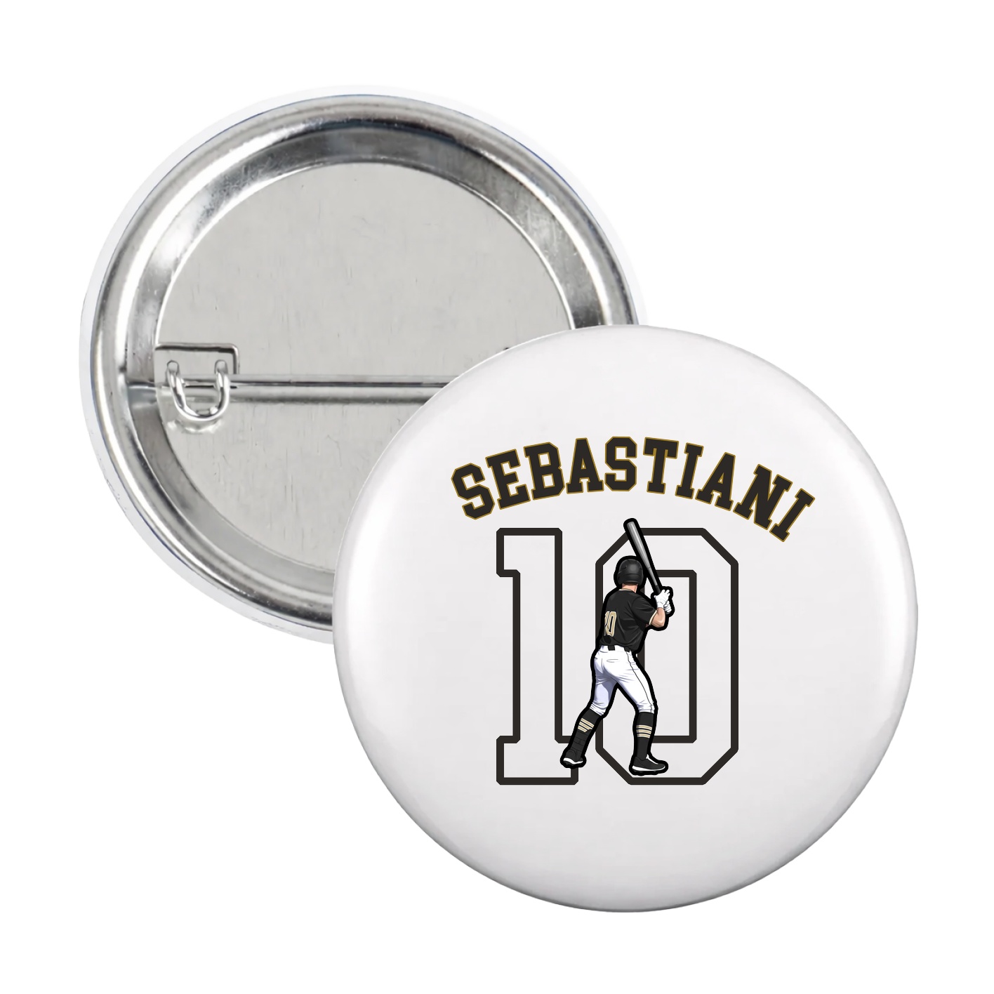 Game Day Button — Shirsey Arch in White