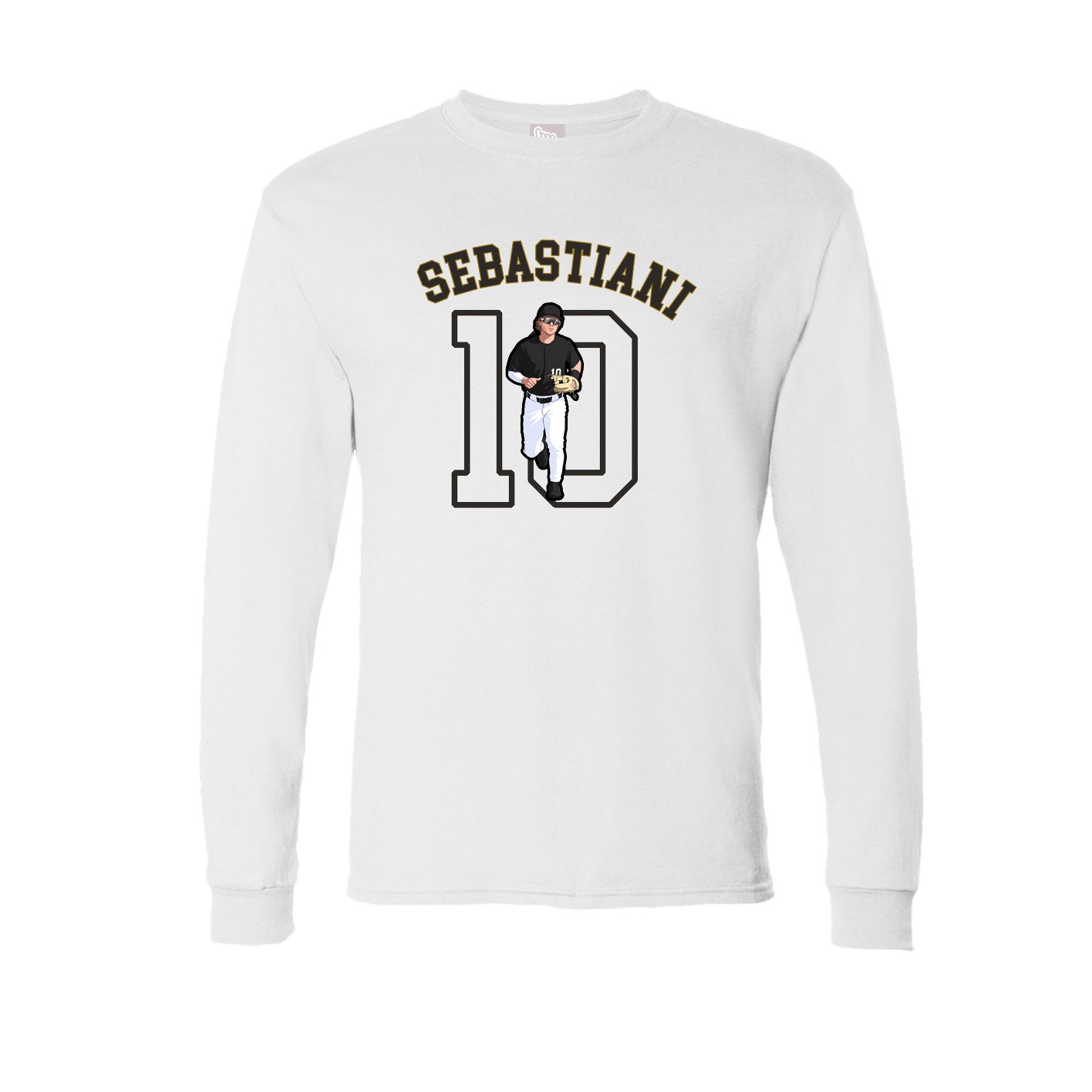 Long Sleeve Tee — Shirsey Arch in White