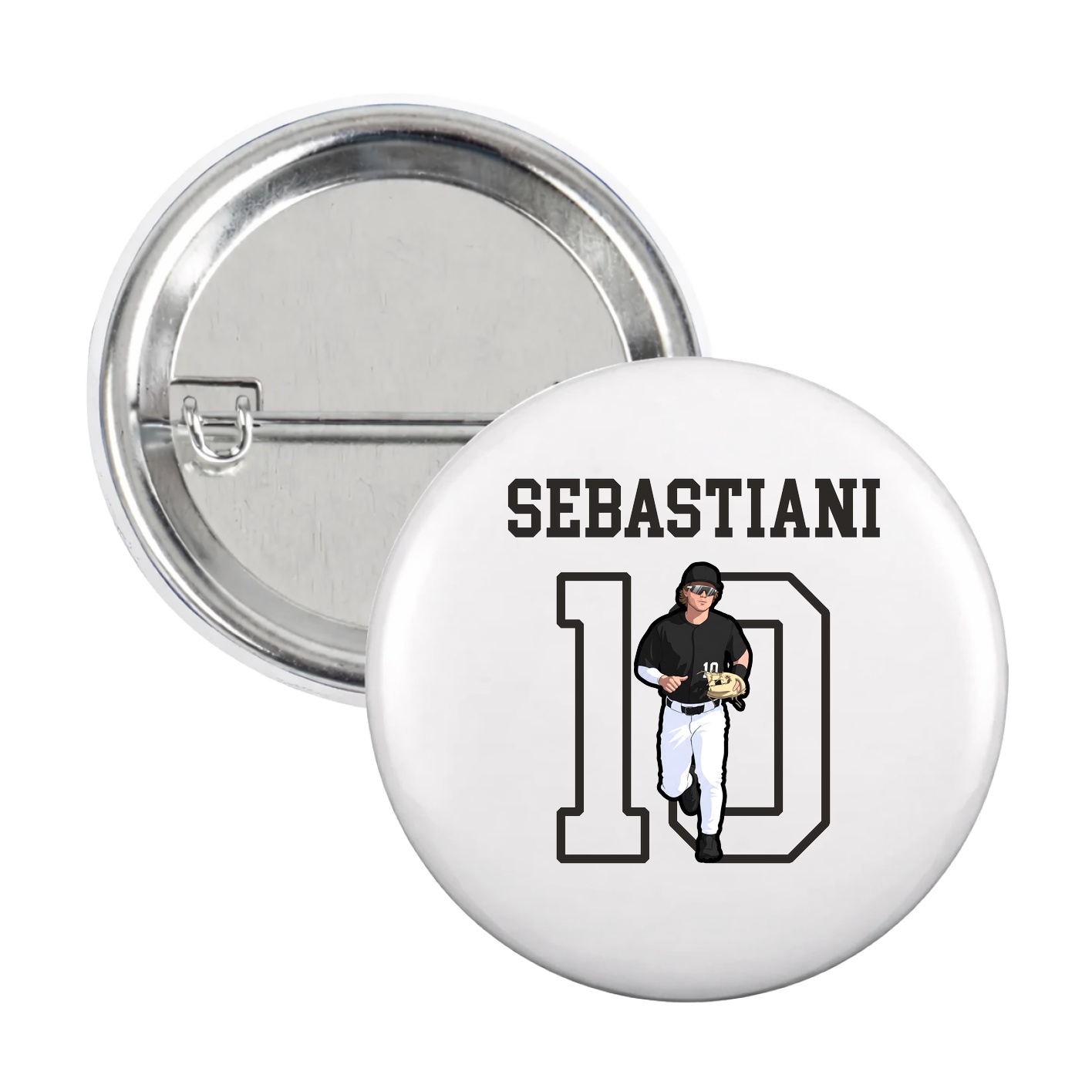 Game Day Button — Shirsey in White
