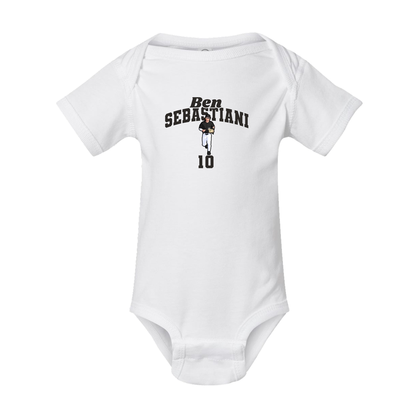 Baby Onesie — Signature Arch in White
