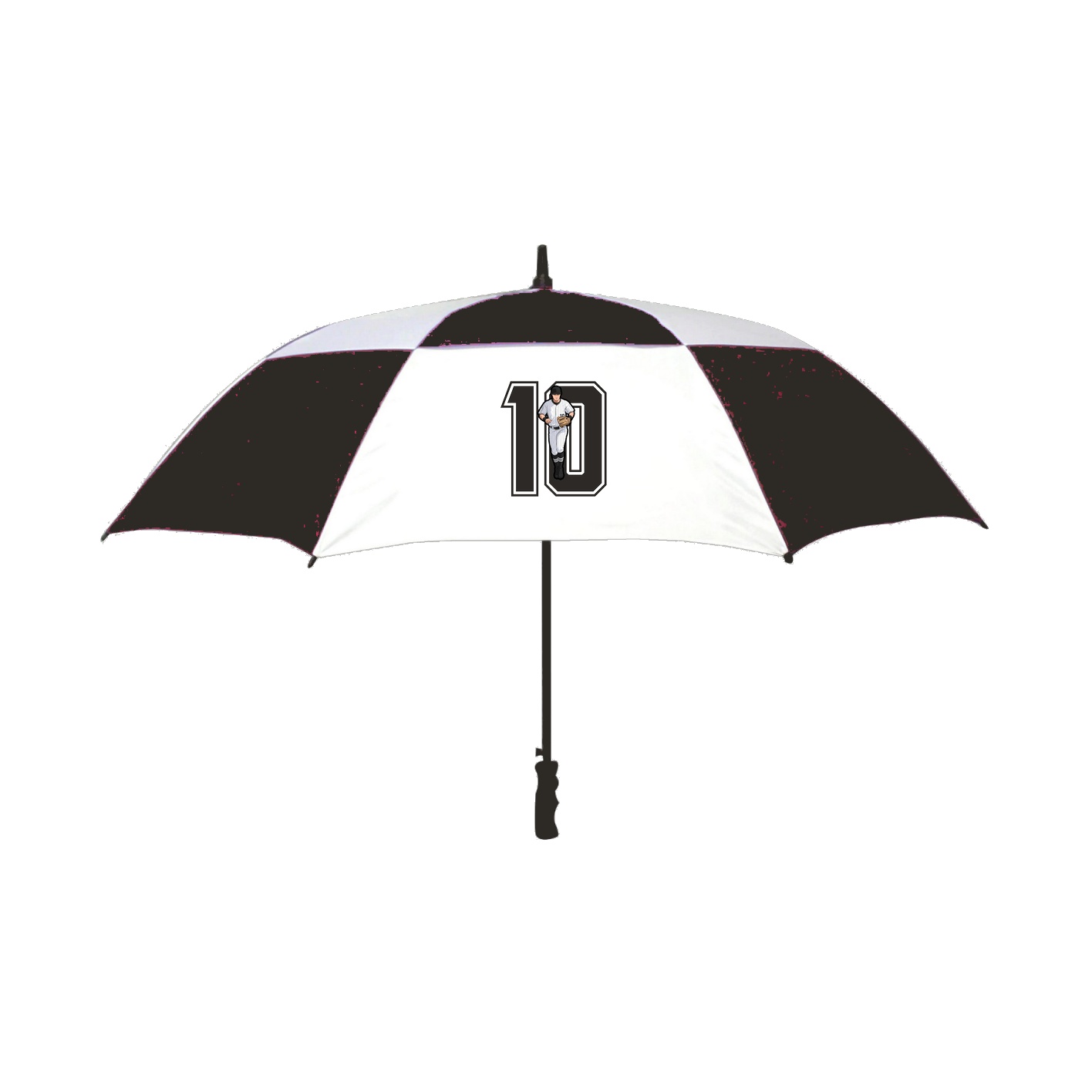 Golf Umbrella — Number in Black
