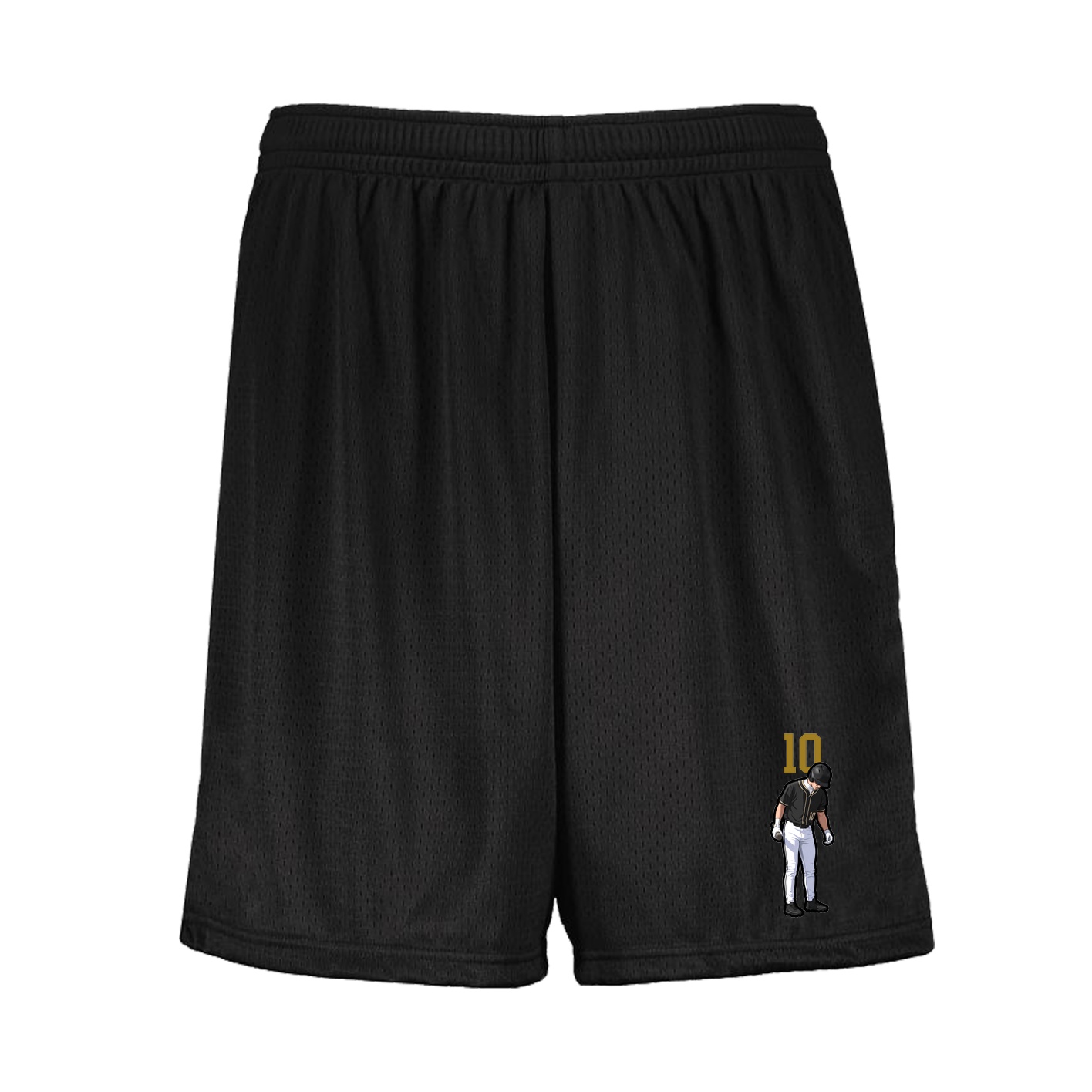 Shorts — Number Top in Black