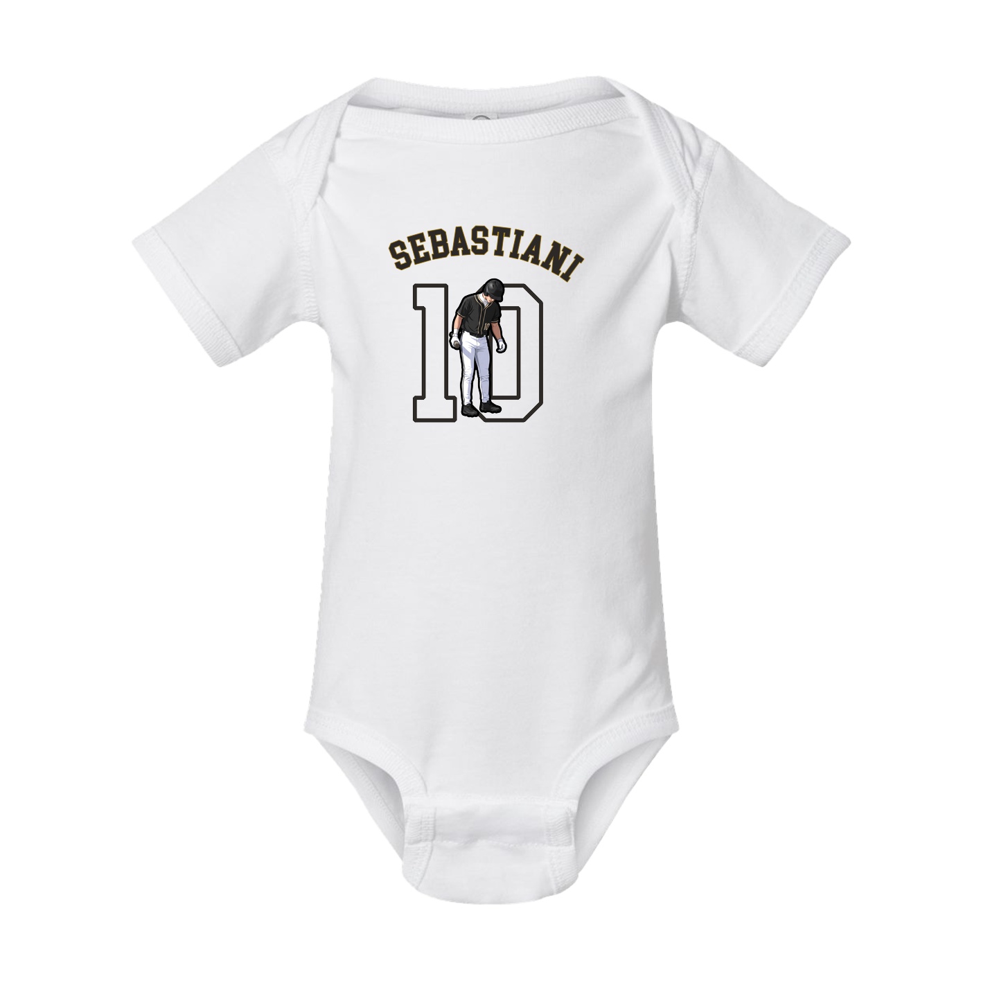 Baby Onesie — Shirsey Arch in White