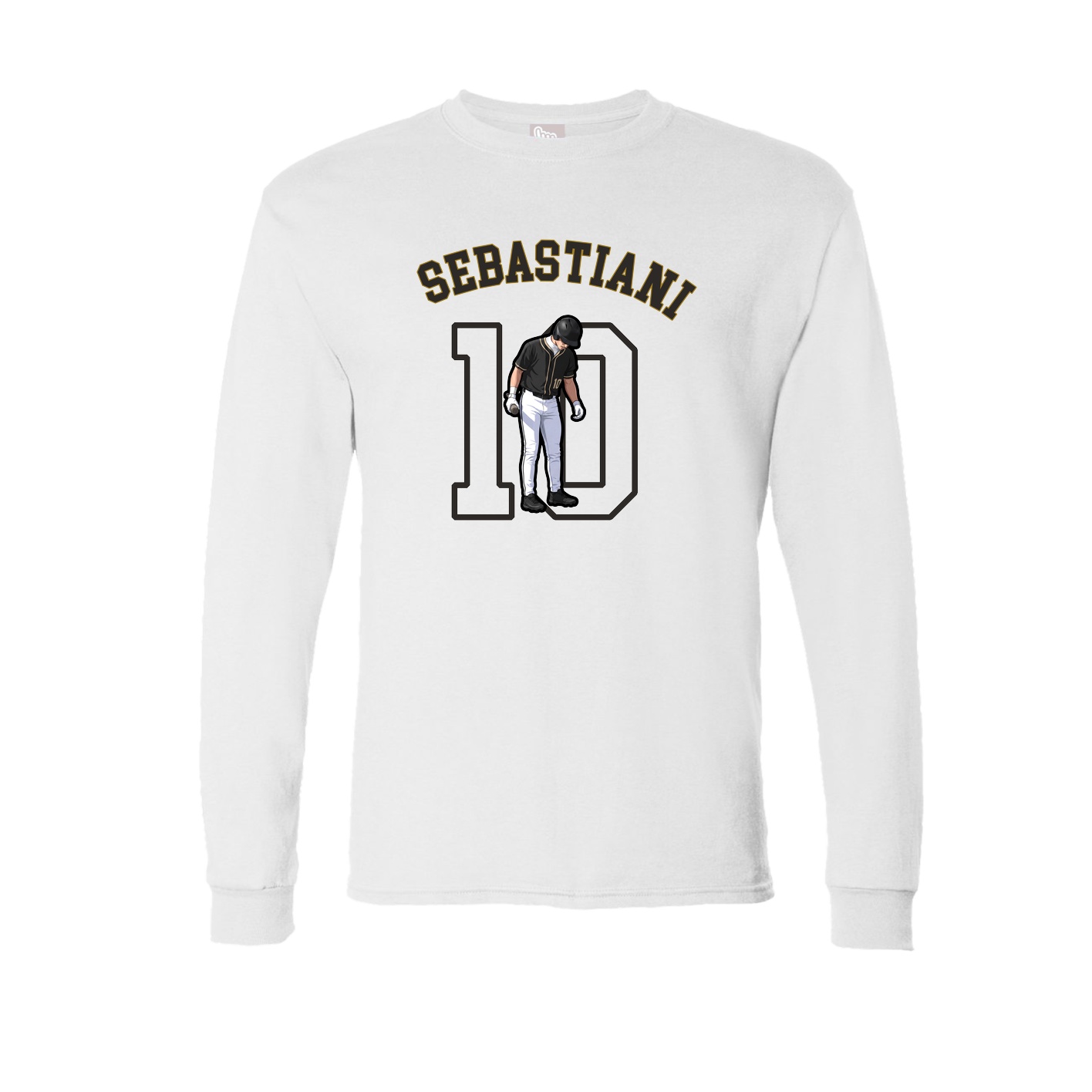 Long Sleeve Tee — Shirsey Arch in White