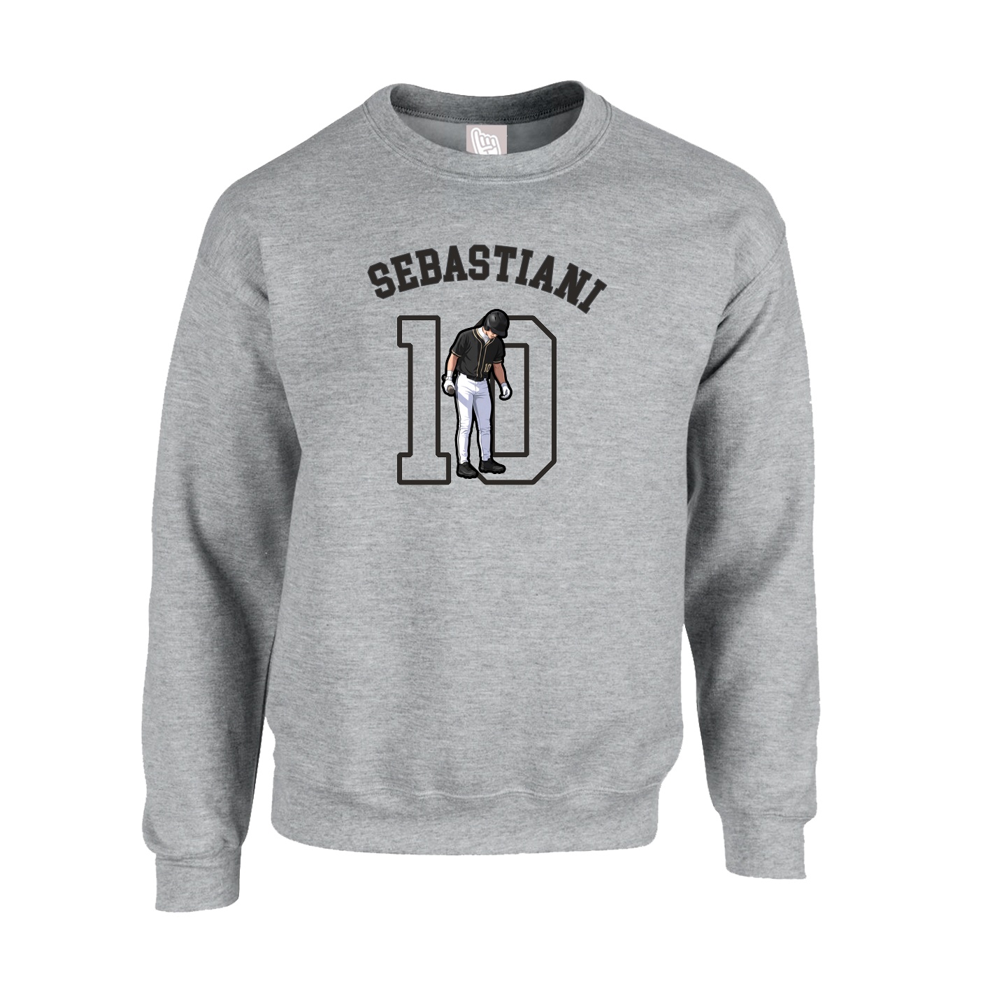 Fleece Crew — Shirsey Arch in Grey