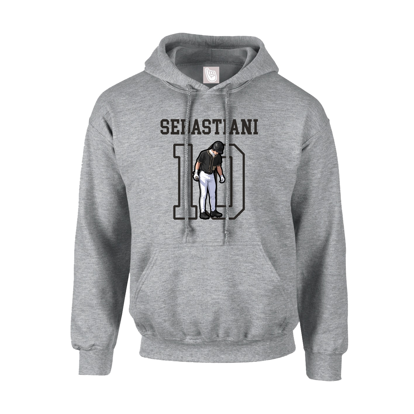 Hoodie — Shirsey in Grey