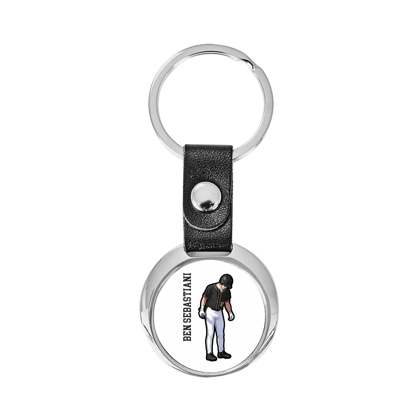 Key Chain — Name Vertical in Classic