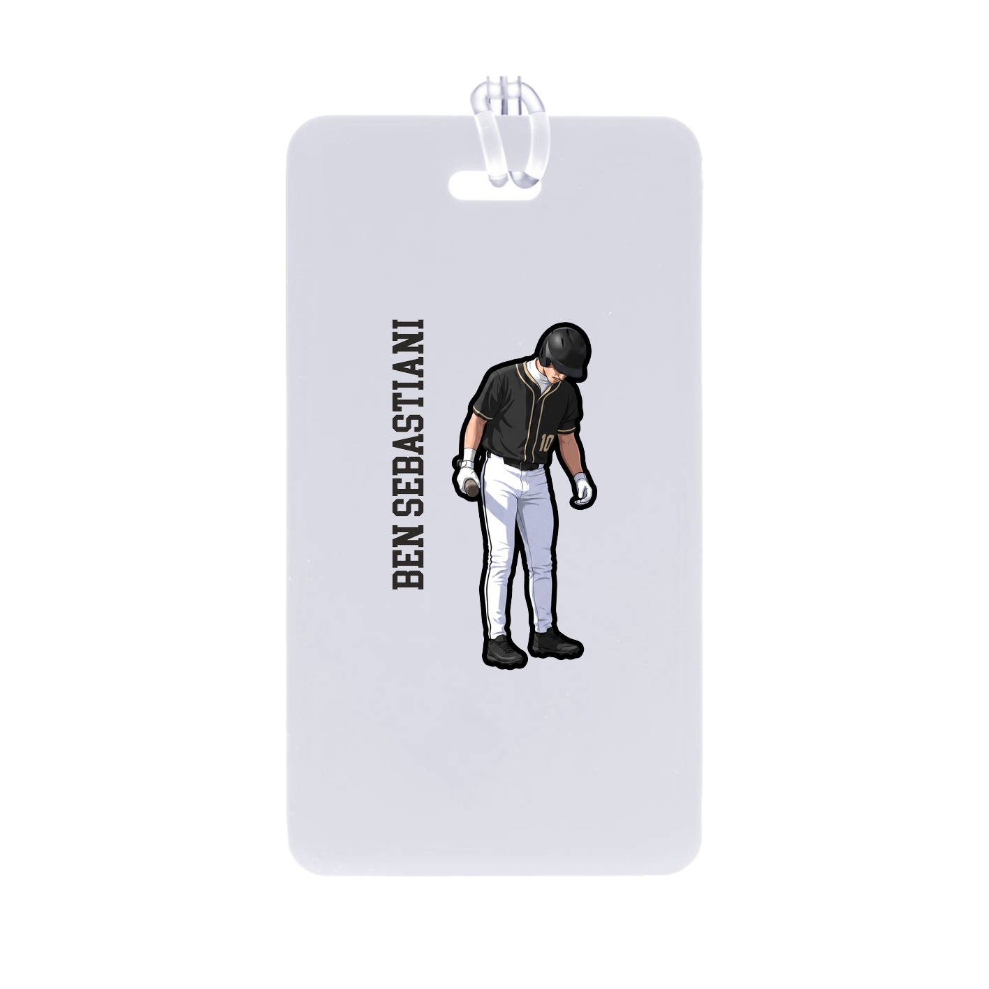 Bag Tag — Name Vertical in Classic