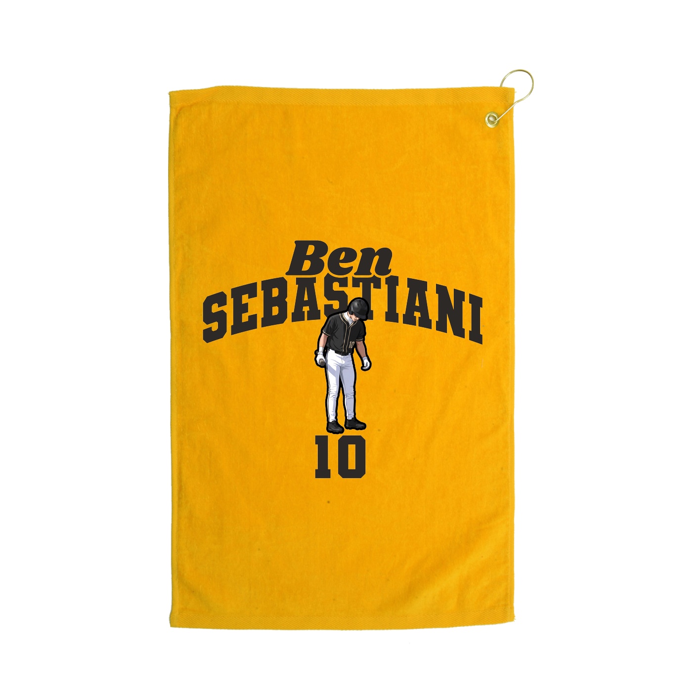 Golf Towel — Signature Arch in Gold
