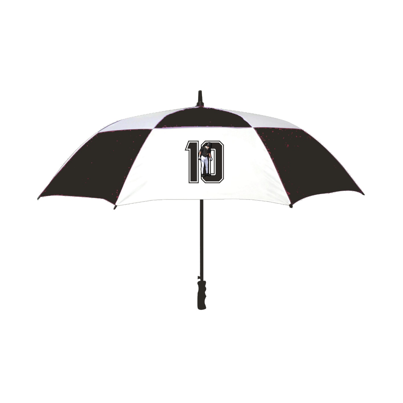 Golf Umbrella — Number in Black