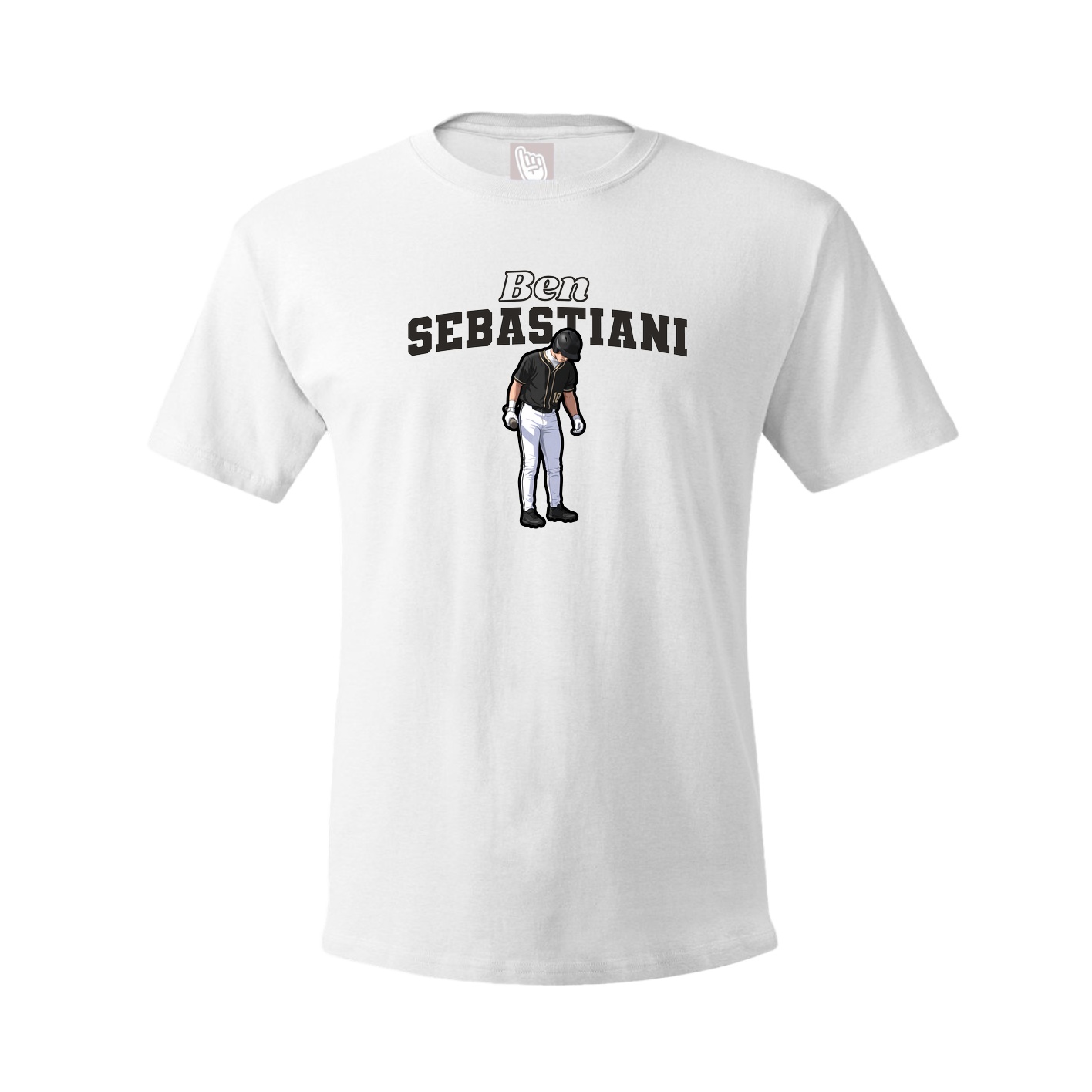 Tee — Name Arch in White