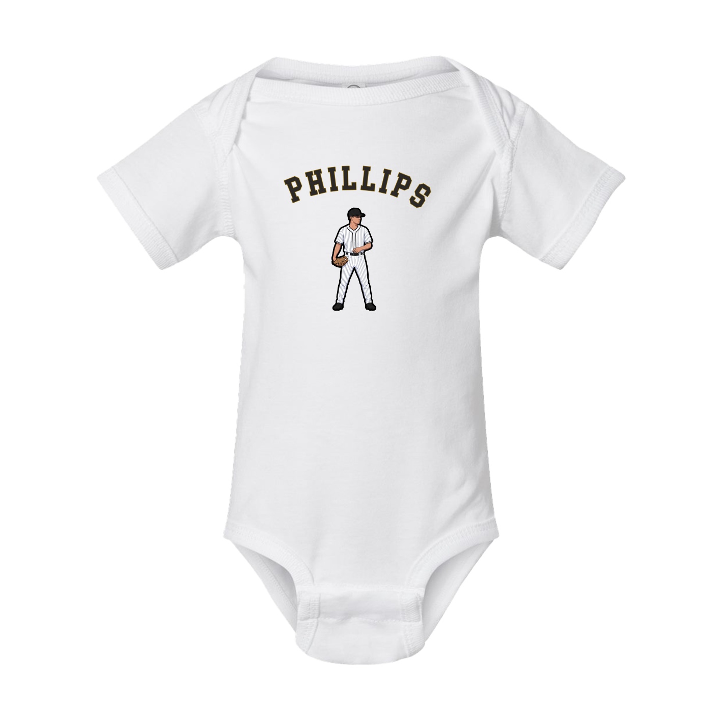 Baby Onesie — Shirsey Arch in White