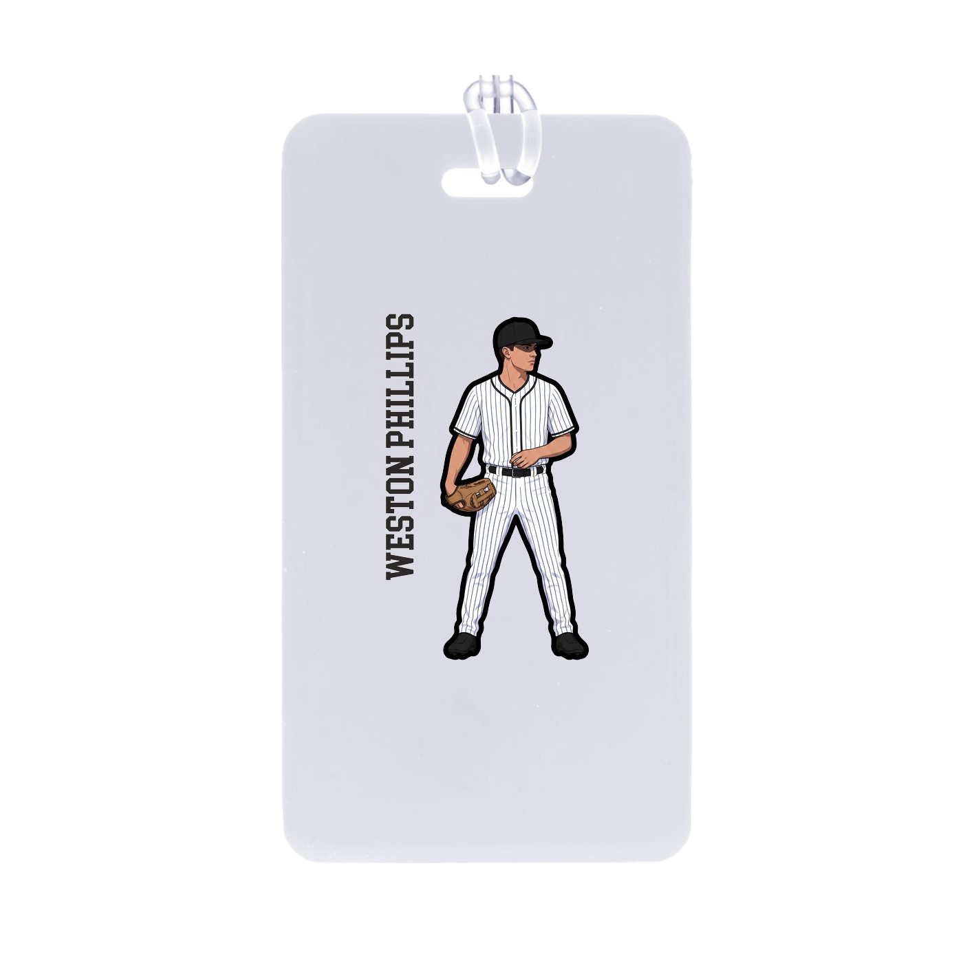 Bag Tag — Name Vertical in Classic