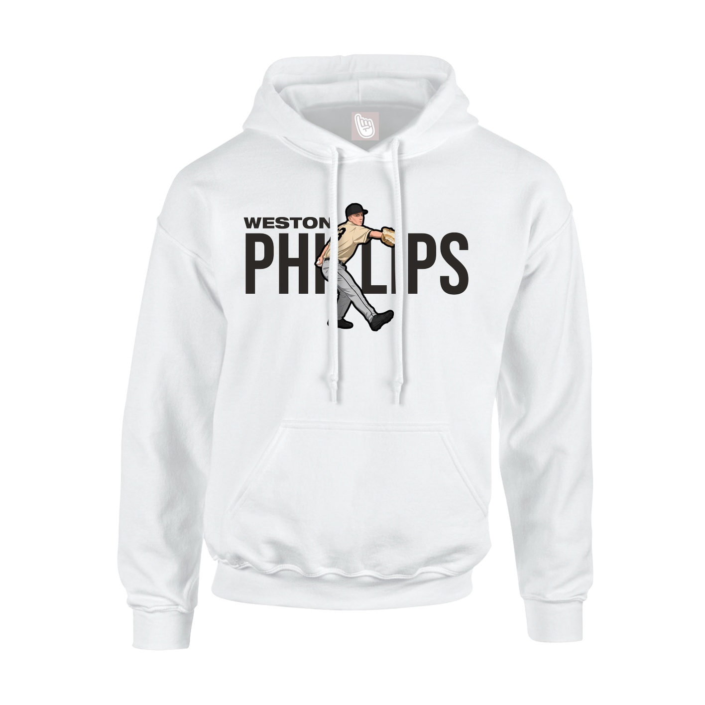 Hoodie — Player Name in White
