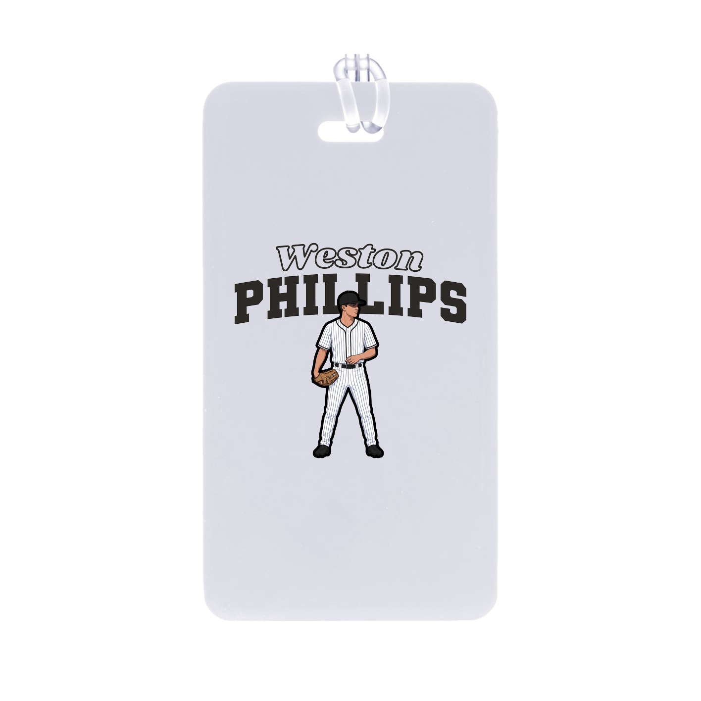 Bag Tag — Name Arch in Classic