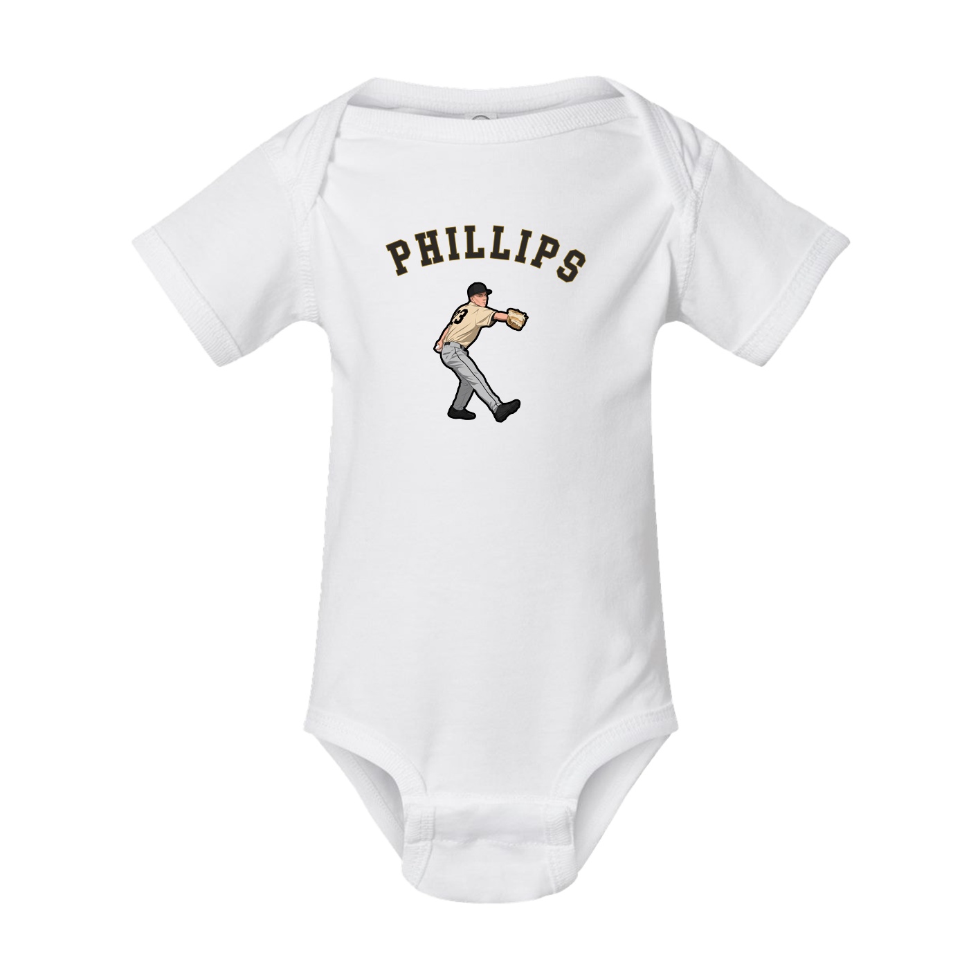 Baby Onesie — Shirsey Arch in White