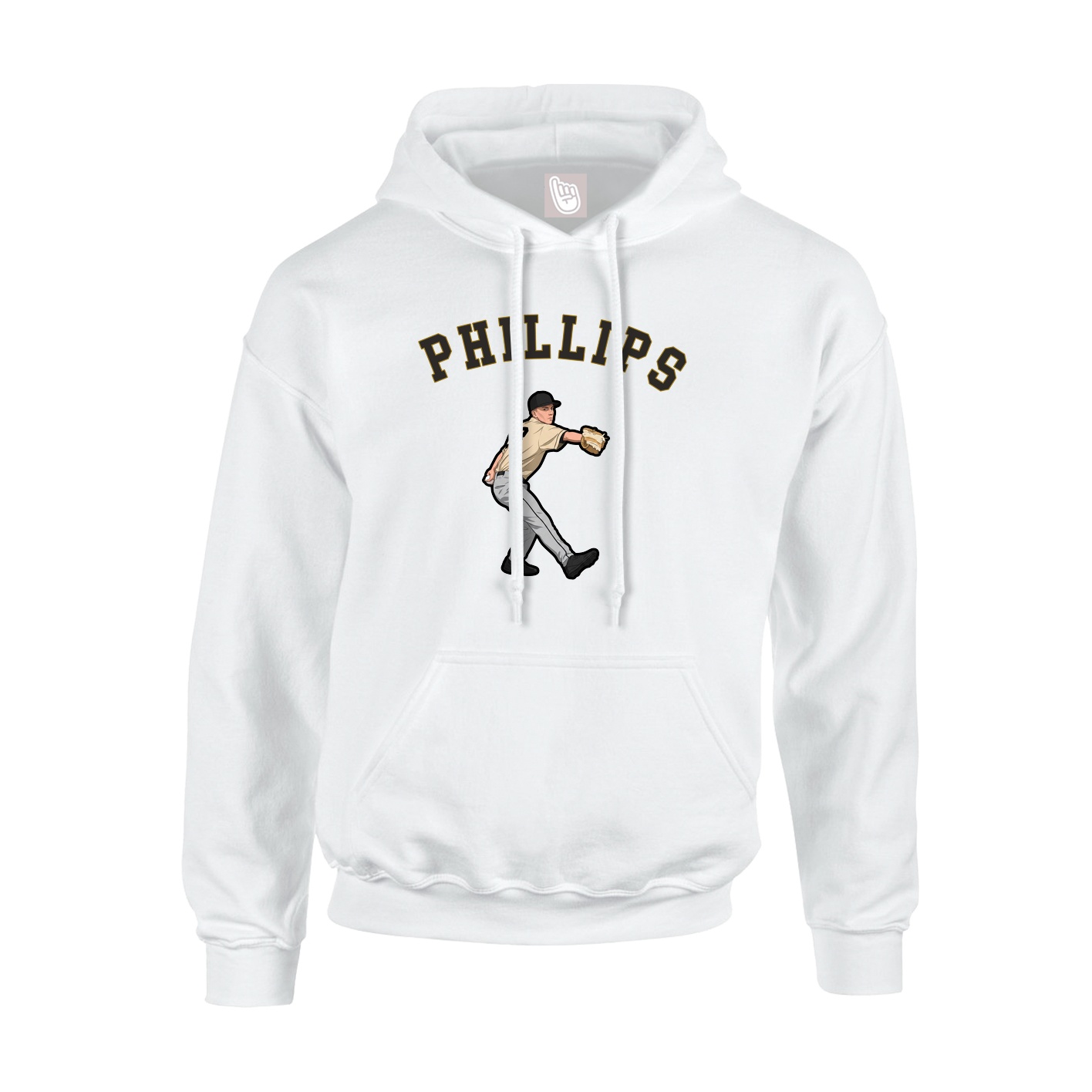 Hoodie — Shirsey Arch in White
