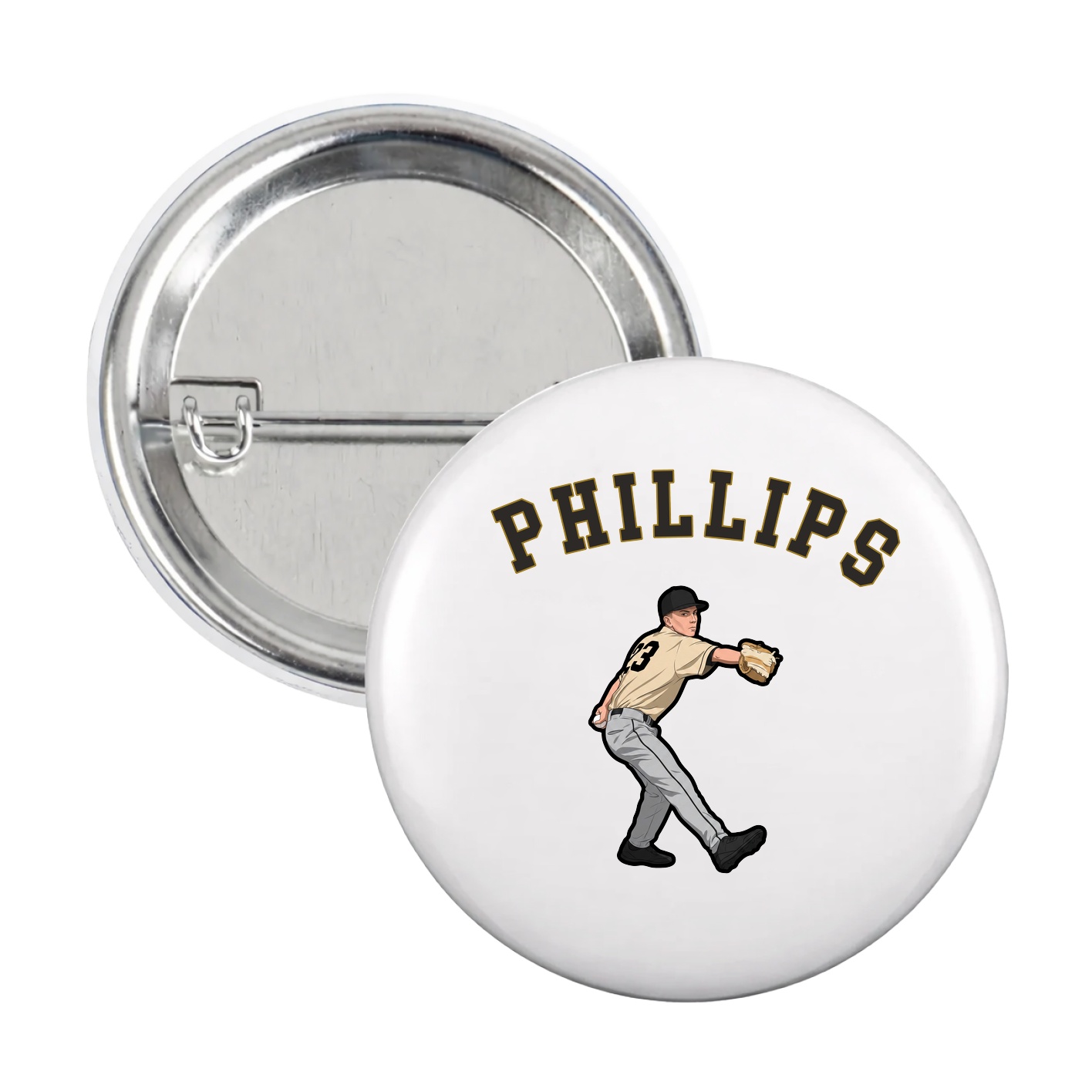 Game Day Button — Shirsey Arch in White