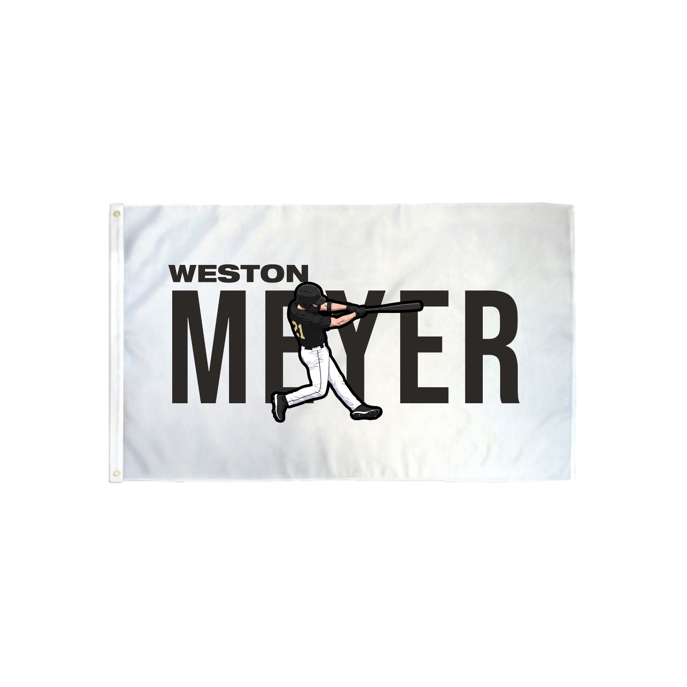 3x5 Flag — Player Name in Classic