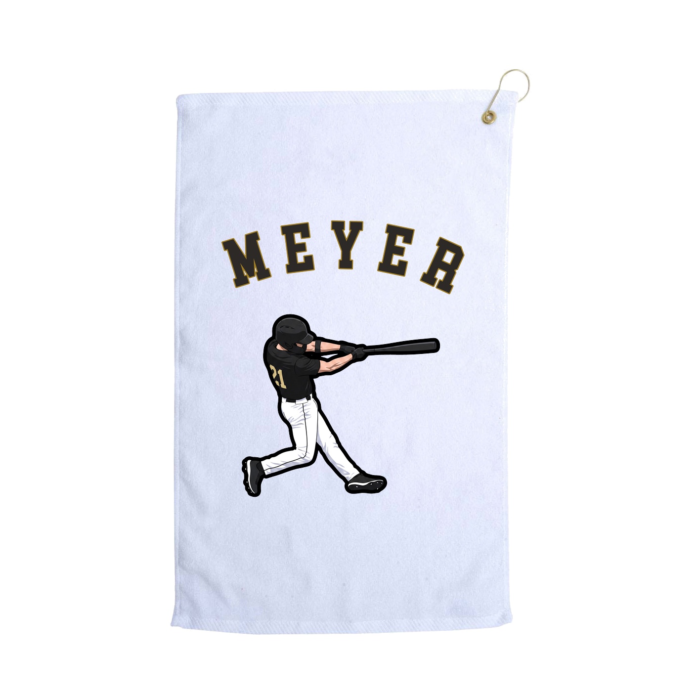 Golf Towel — Shirsey Arch in White