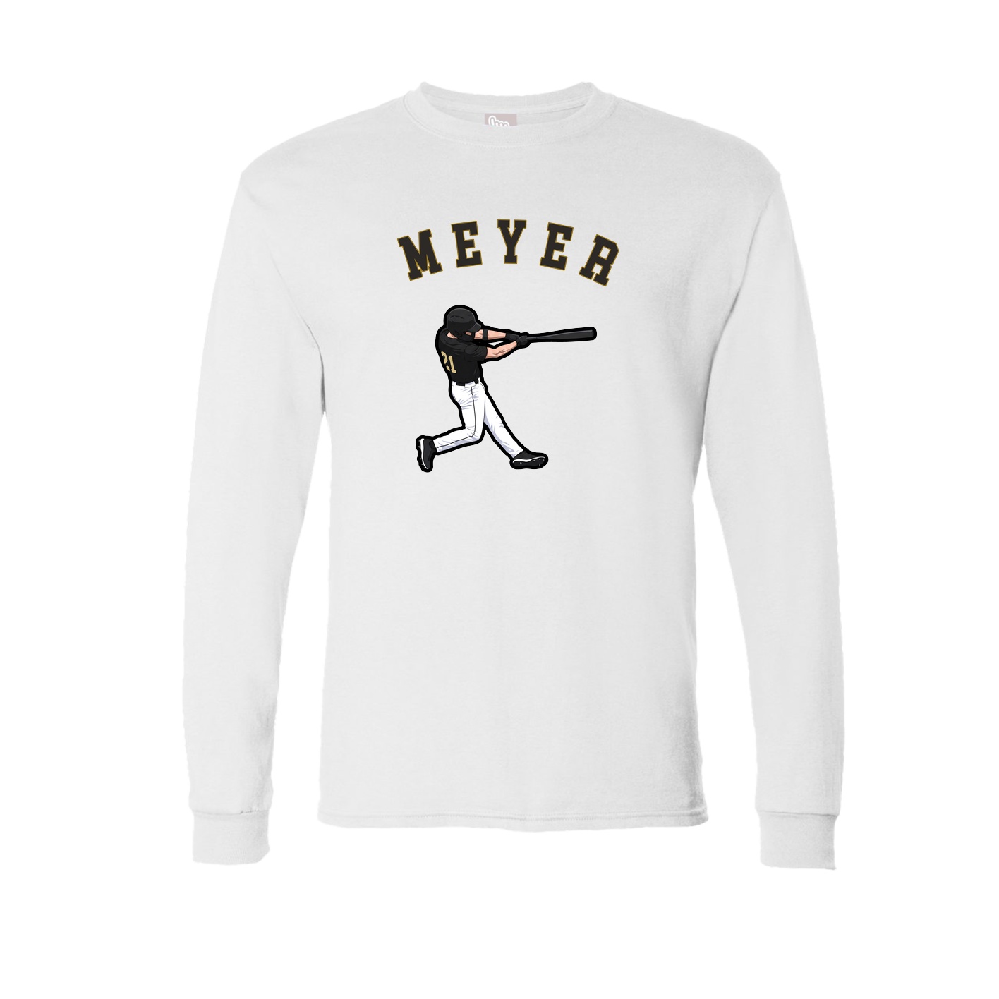 Long Sleeve Tee — Shirsey Arch in White