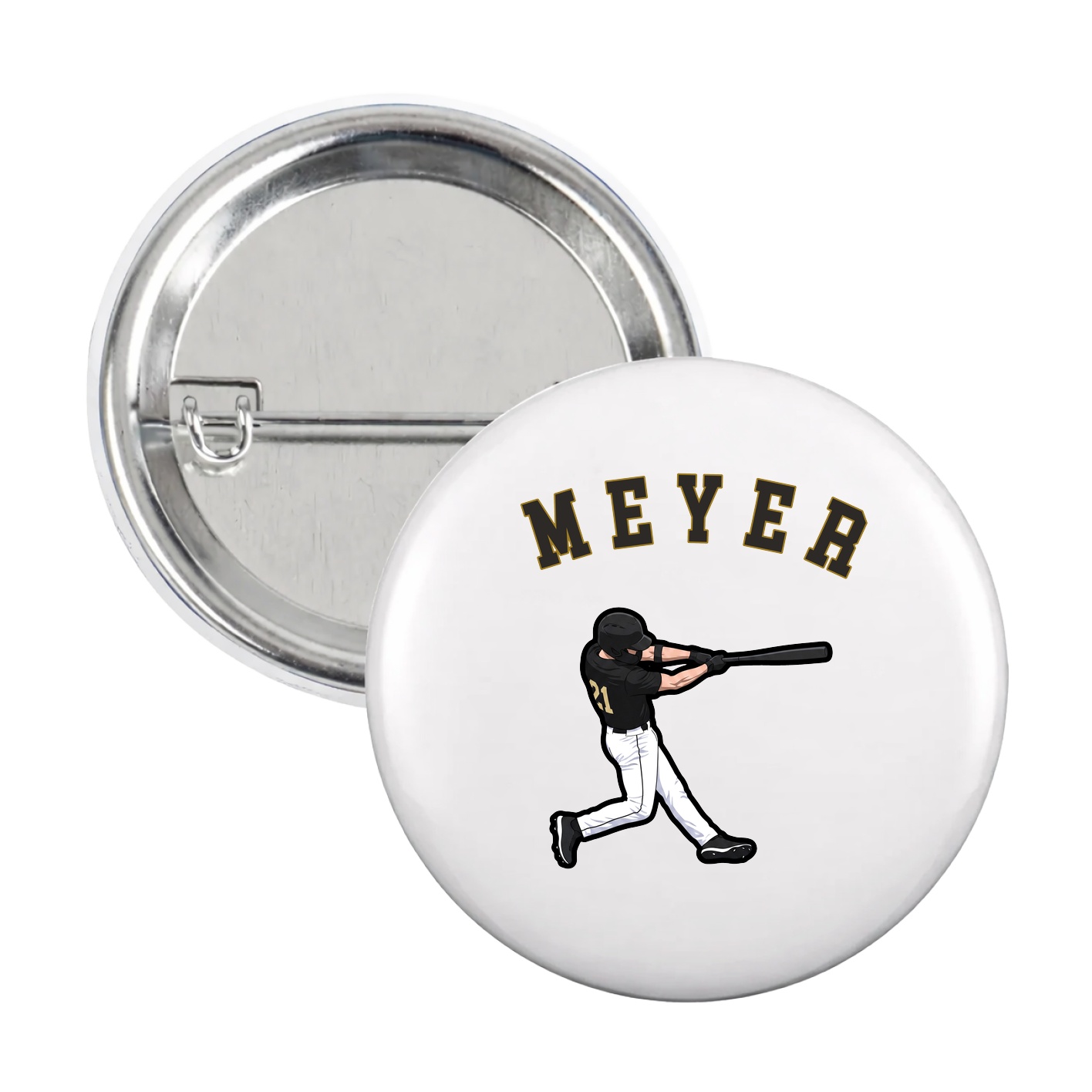 Game Day Button — Shirsey Arch in White