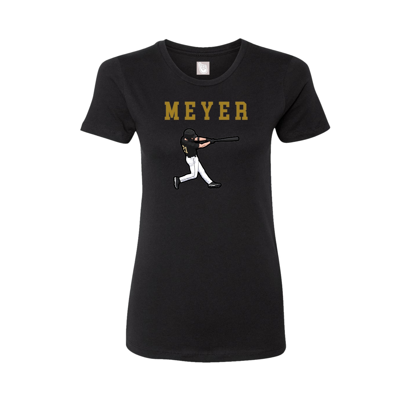 Fitted Women's Tee — Shirsey in Black